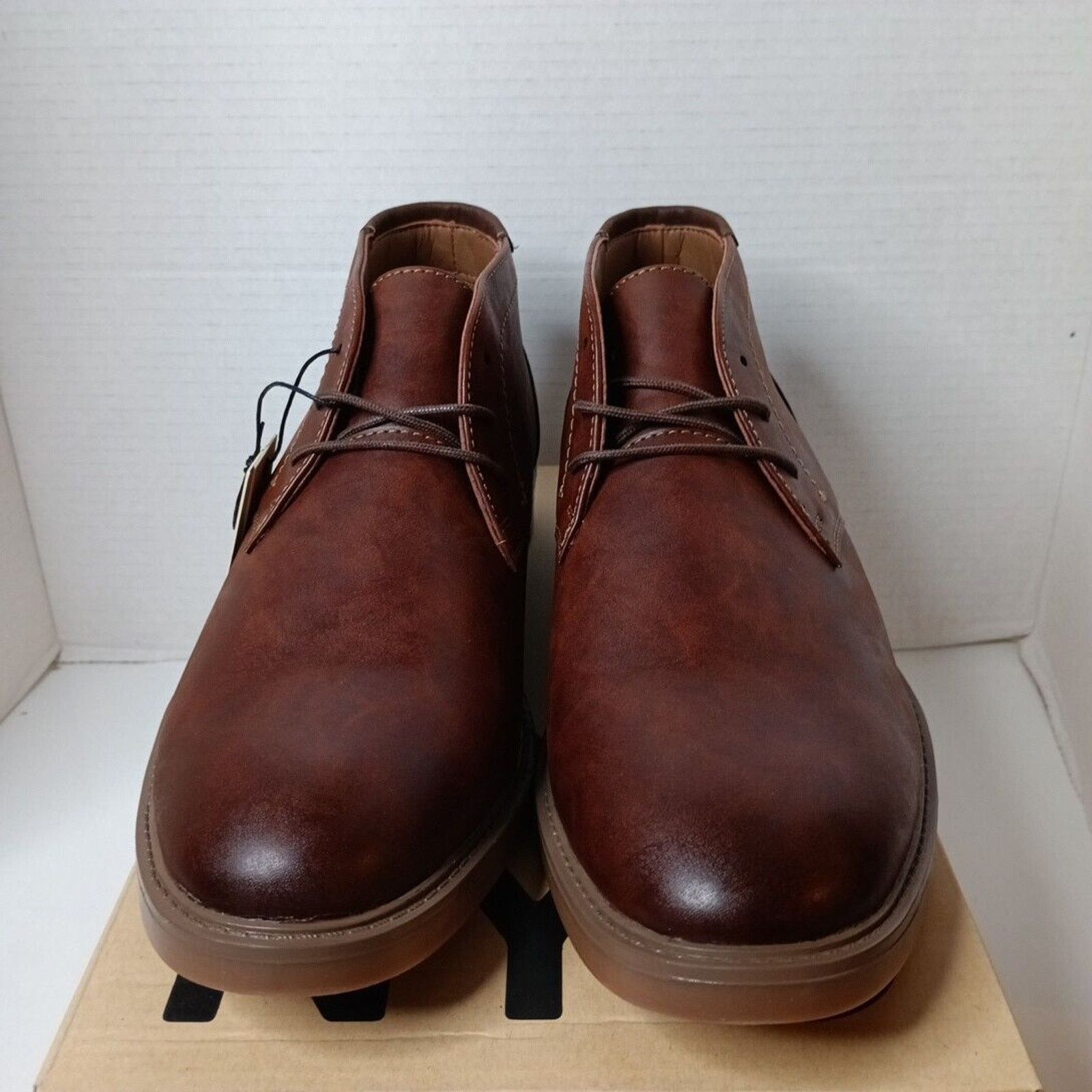 Other Madden NYC Men Adam Chukka Dress Boots Leather Brown Sz 9.5 Size US 9.5 / EU 42-43 - 1 Thumbnail