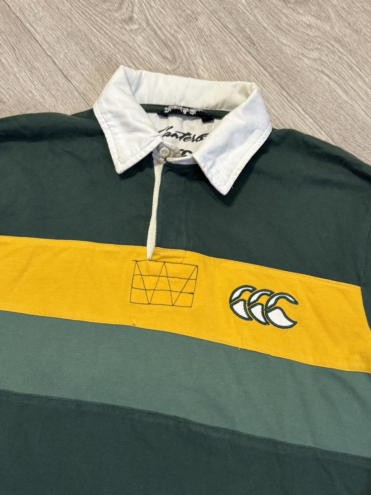 Canterbury of New Zealand 🔷Vintage Canterbury South Africa Rugby Shirt🔷 Size US L / EU 52-54 / 3 - 3 Thumbnail