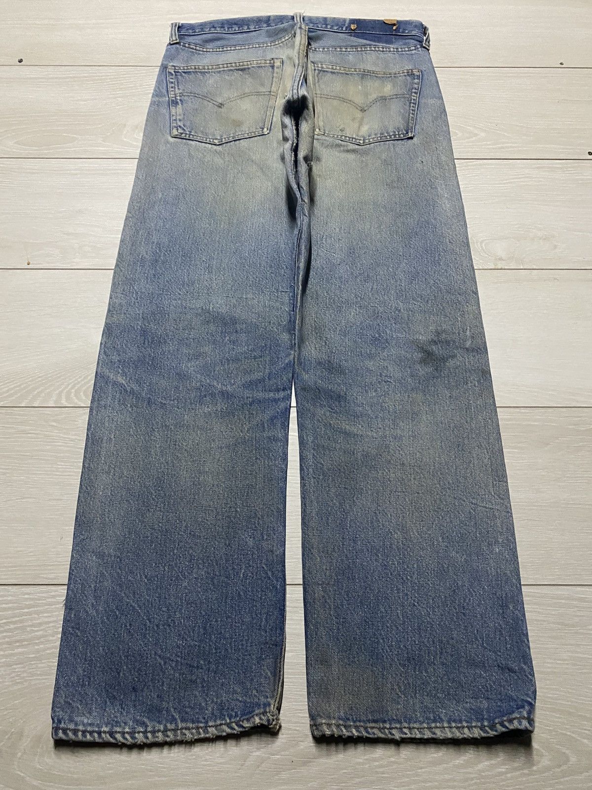 Levi's W32 Vintage Levis 501 60s Selvedge Rindem No6 ButtonFly Jean Size US 32 / EU 48 - 2 Thumbnail