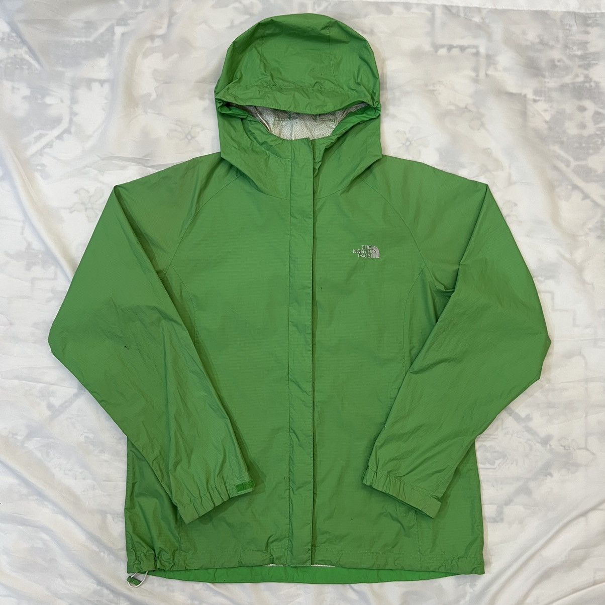 The North Face Hooded Rain Shell Jacket - Lime Green - Women's/Men's [L] Size L / US 10 / IT 46 - 1 Thumbnail