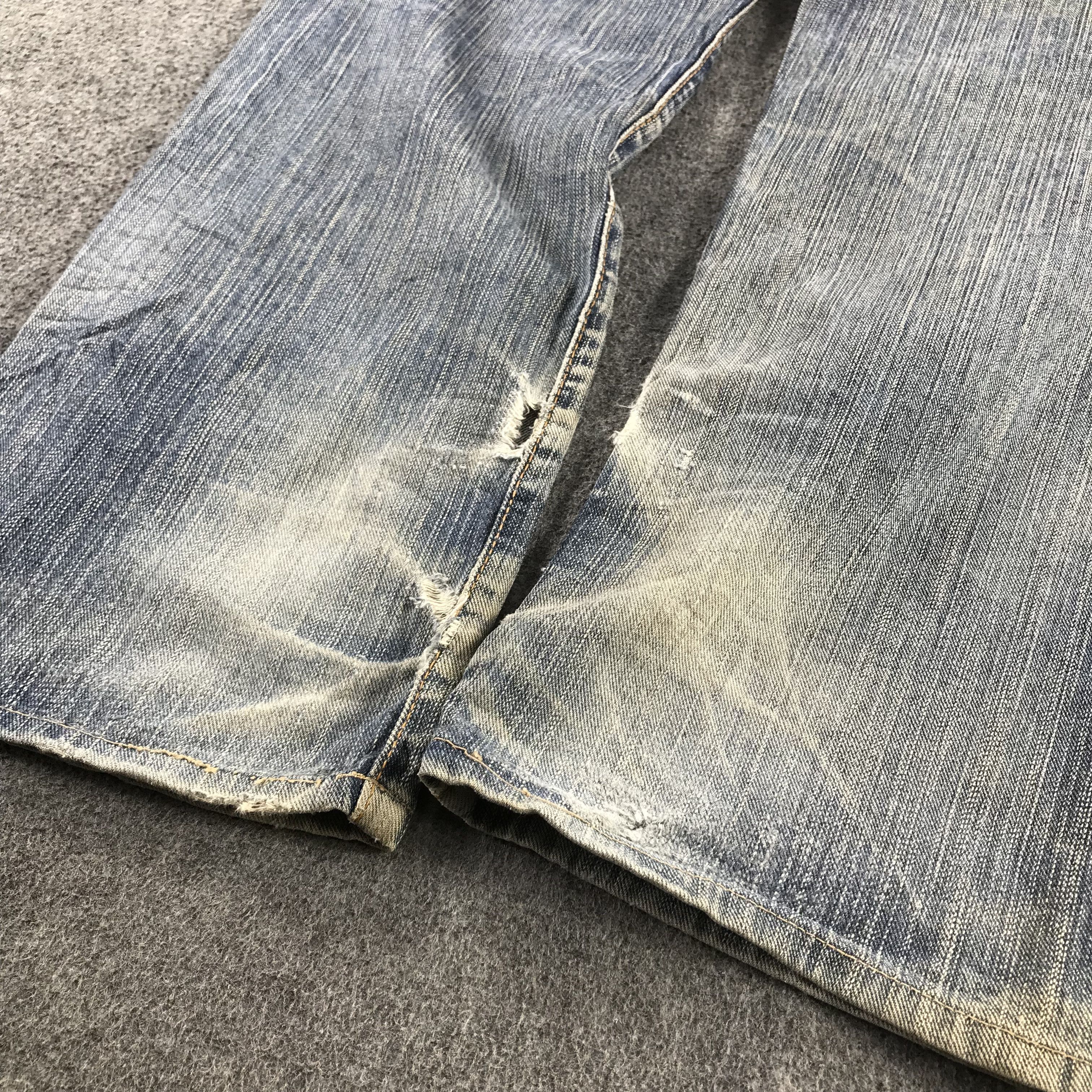 Edwin Vintage Edwin Jeans Back Buckle Patchwork Denim KJ3401 Size US 32 / EU 48 - 6 Thumbnail