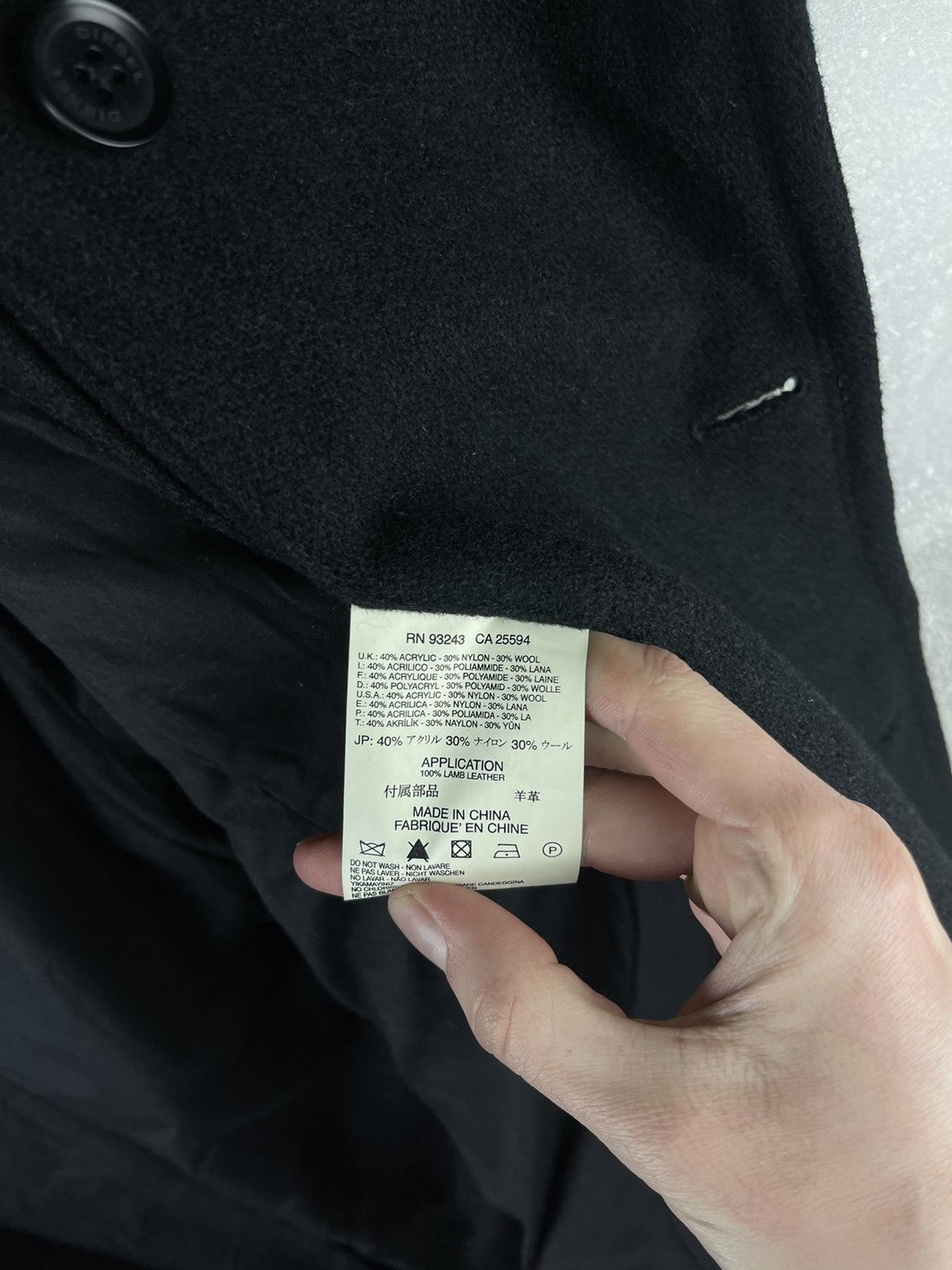 Diesel Diesel Avant Garde Military Double Breasted Wool Blend Coat Size US L / EU 52-54 / 3 - 11 Thumbnail