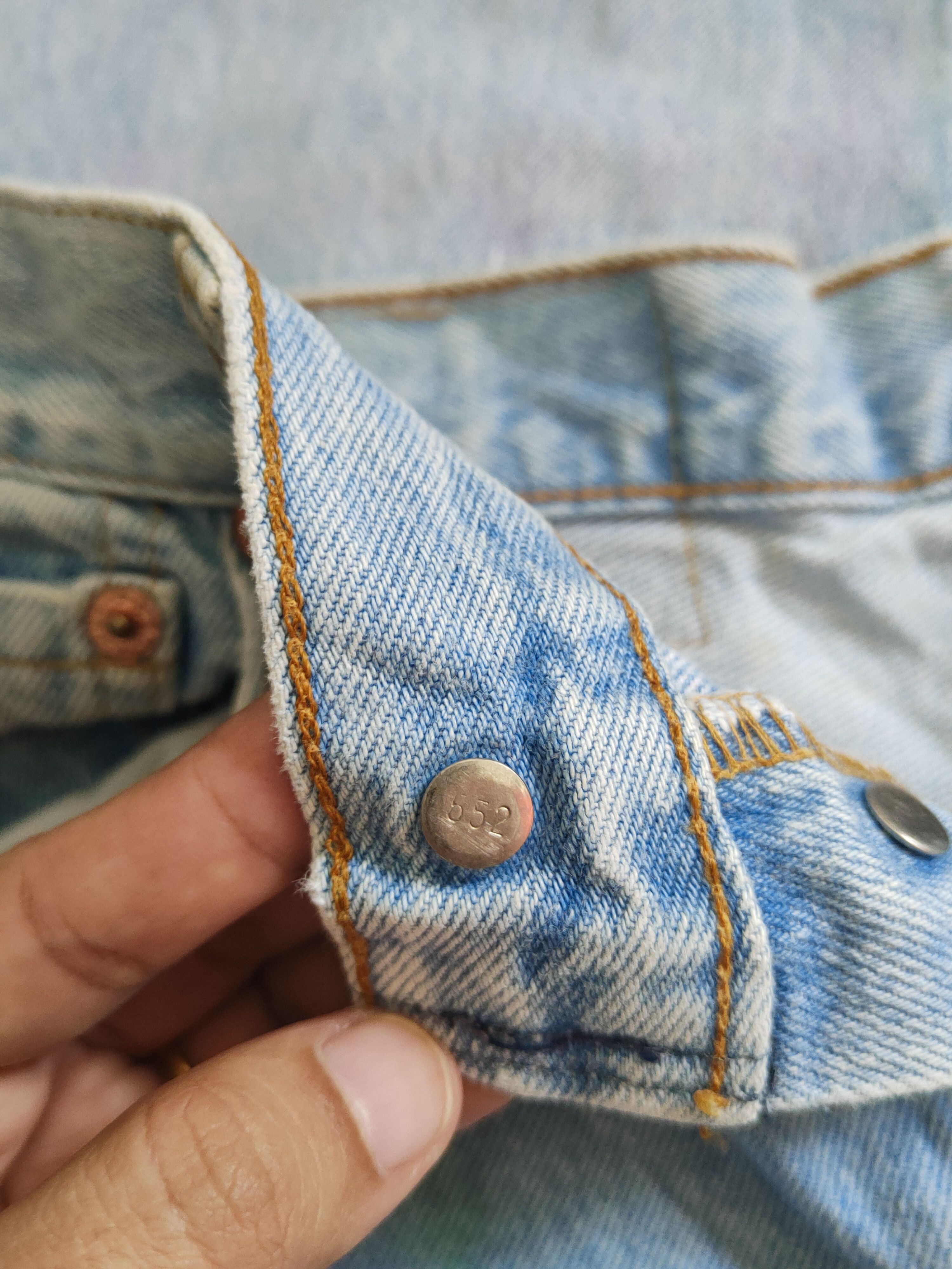 Levi's DL 501 Levi's X Super Lovers Distressed Ripped denim #S2358 Size US 28 / EU 44 - 16 Thumbnail