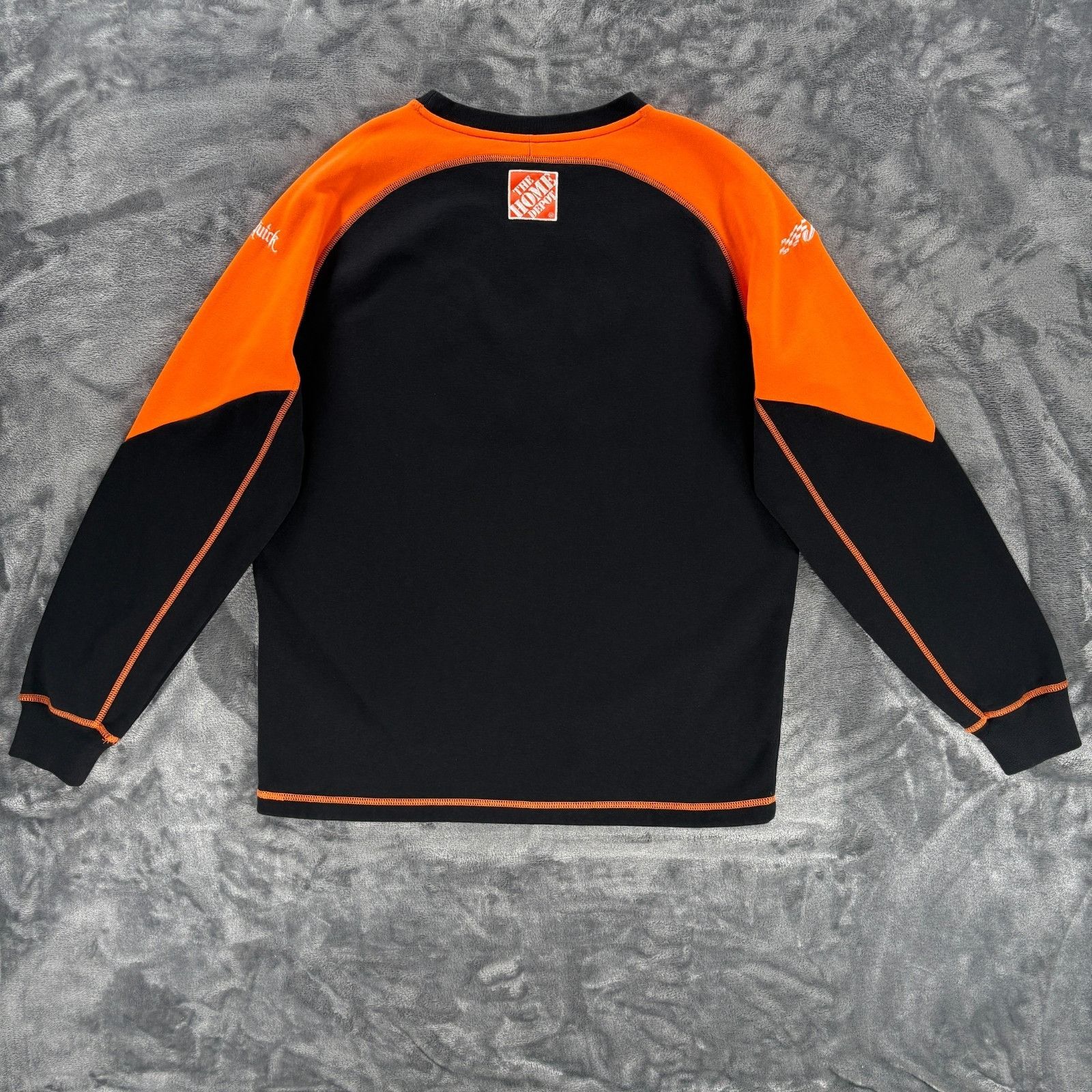 Other Wicked Quick Home Depot Racing Sweatshirt Men M Orange Black Size US M / EU 48-50 / 2 - 2 Thumbnail