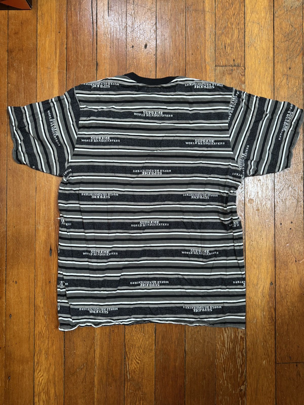 Supreme Supreme HQ Stripe T-Shirt Size US L / EU 52-54 / 3 - 4 Thumbnail