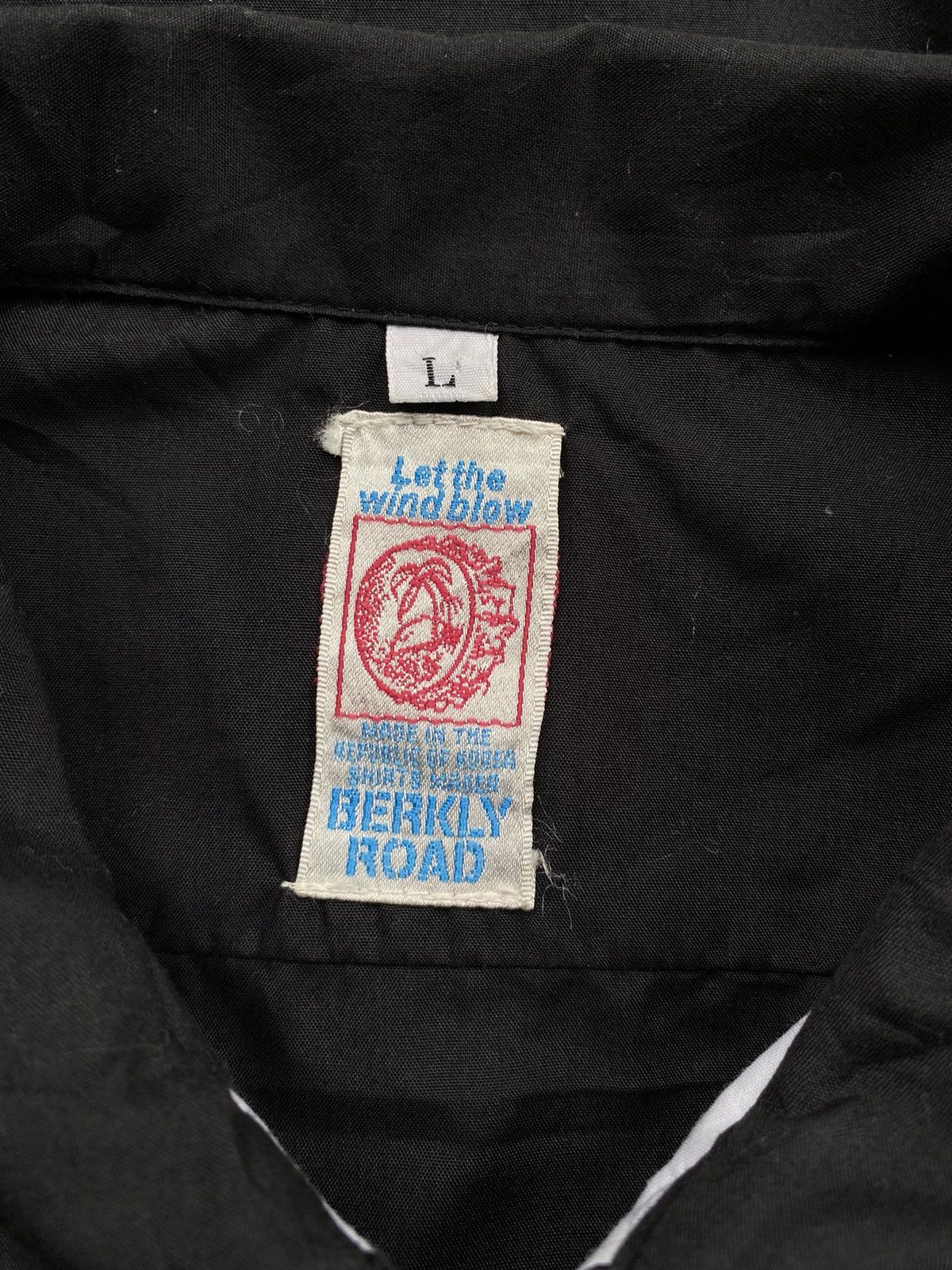 Designer × Japanese Brand Berkly Road zip black shirt Size US L / EU 52-54 / 3 - 8 Thumbnail