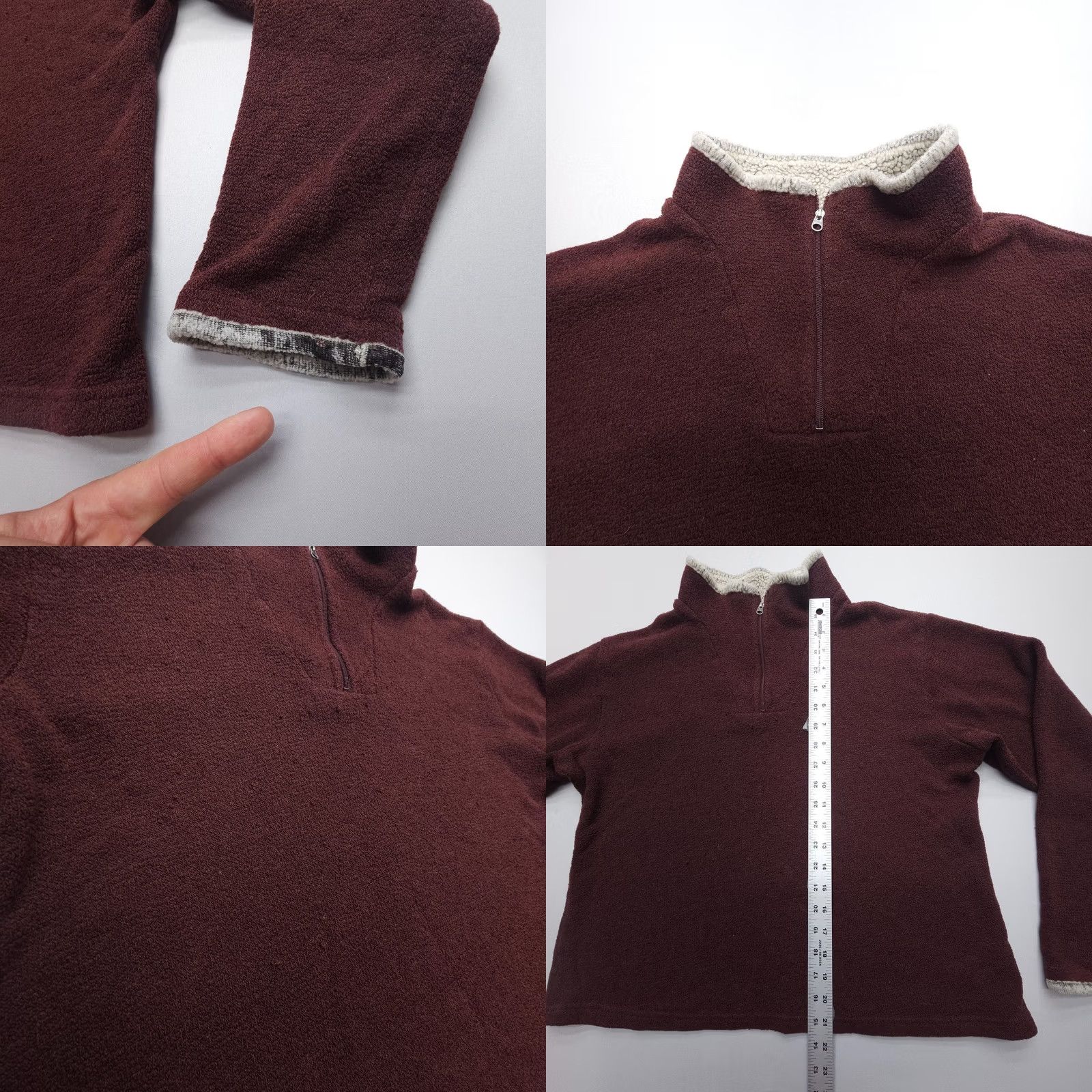 Vintage Kuhl Alfpaca Fleece 1/4 Zip Sweater Womens Large Lightweight Hiking Wear Size L / US 10 / IT 46 - 8 Thumbnail