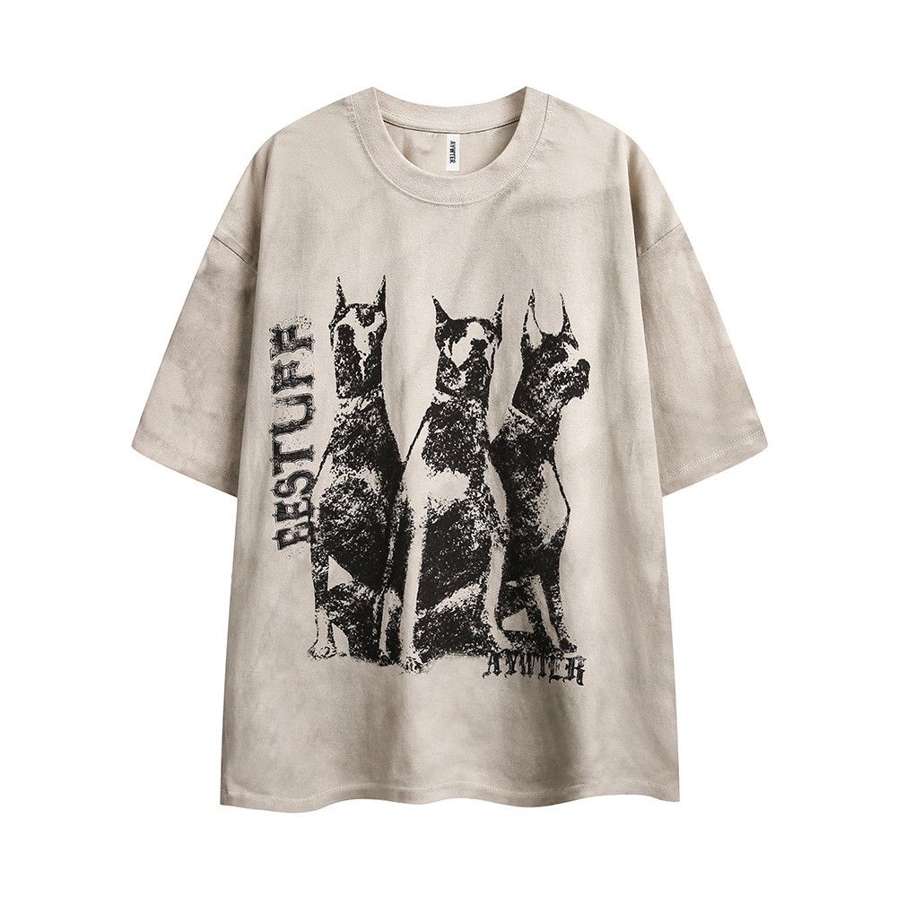 Japanese Brand × Vintage Doberman distressed loose casual T-shirt Size US M / EU 48-50 / 2 - 1 Thumbnail