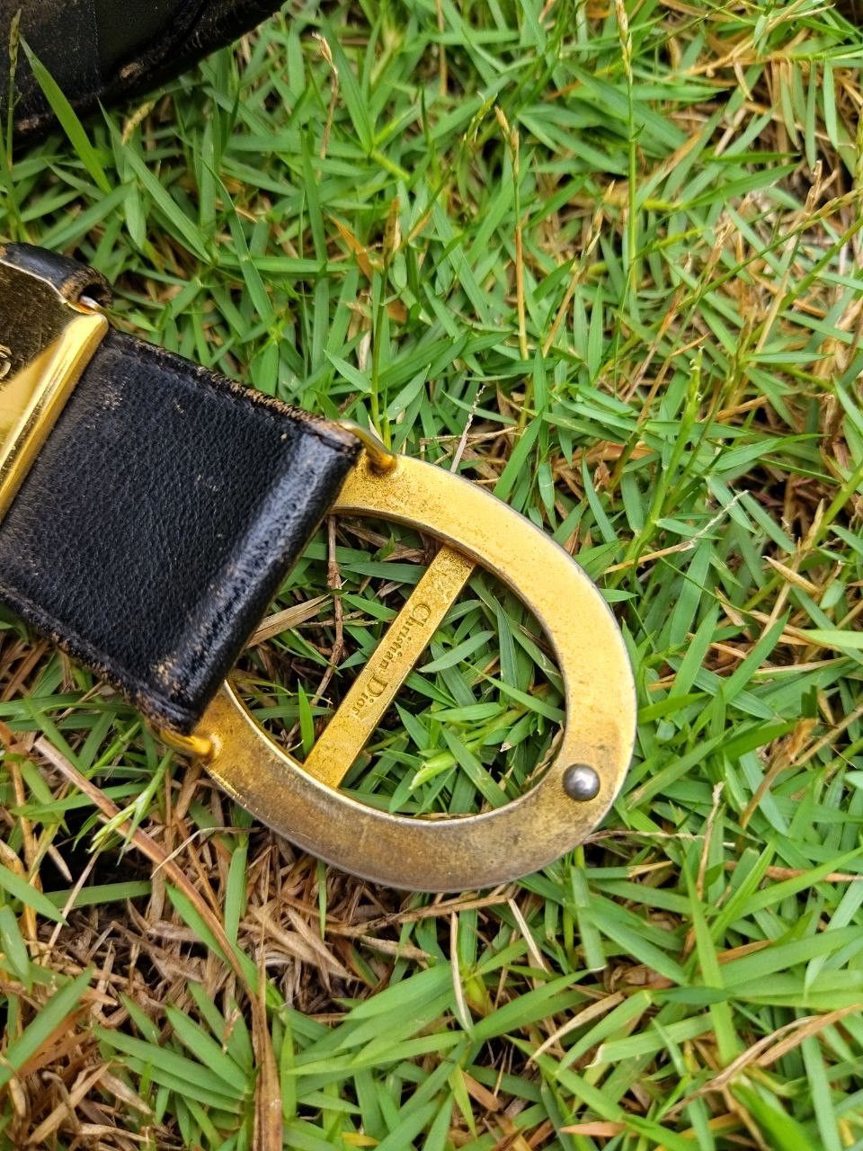 Christian Dior Monsieur Vintage Christian Dior Leather Belt Size ONE SIZE - 4 Thumbnail