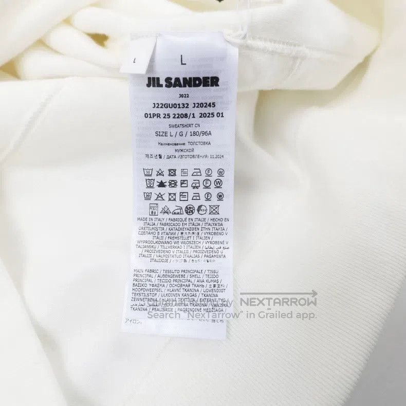Jil Sander Jil Sander Men's Long Sleeve Sweater Round Neck Size US L / EU 52-54 / 3 - 6 Thumbnail
