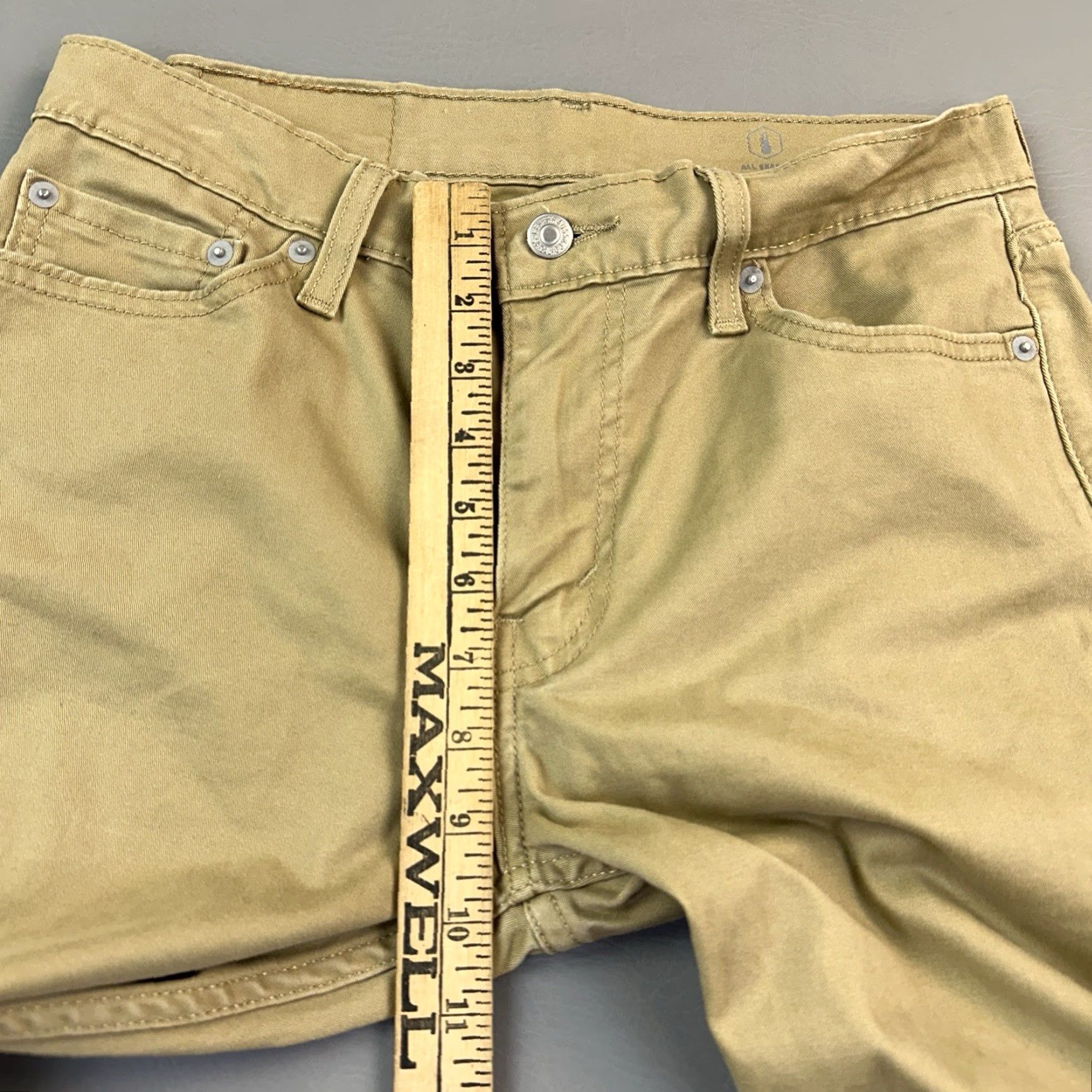 Levi's VINTAGE Levis 511 Pants Mens 30x32 30x31 Beige Slim Fit All Season Tech Stretch Casual Size US 30 / EU 46 - 5 Thumbnail
