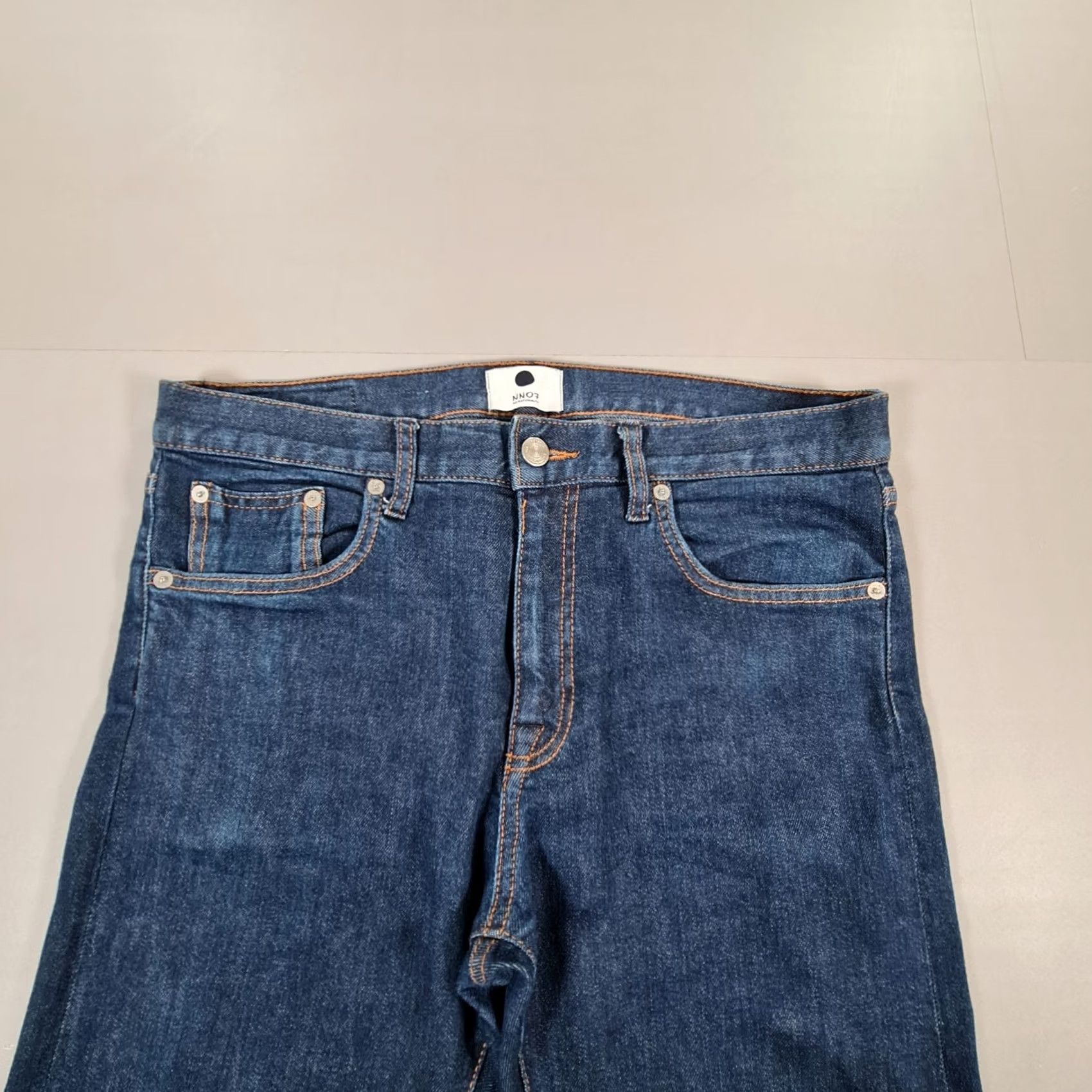 NN07 NN07 Jeans Slim Fit Stretch Denim W33 L32 Blue Mens Jeans NN07 Slim Fit Jeans 5-Pocket Zip Fly 98% Cotton 2% Elastane Boys Girls (adjusted) Size US 33 - 4 Thumbnail