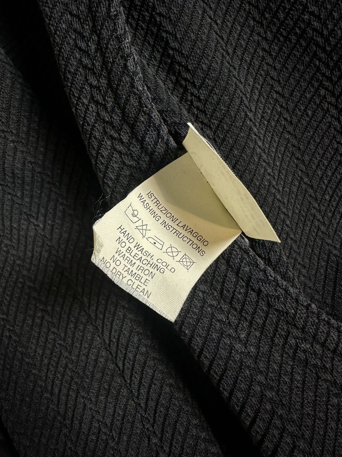 Emporio Armani 90s Herringbone Belted Coat Size US L / EU 52-54 / 3 - 10 Thumbnail