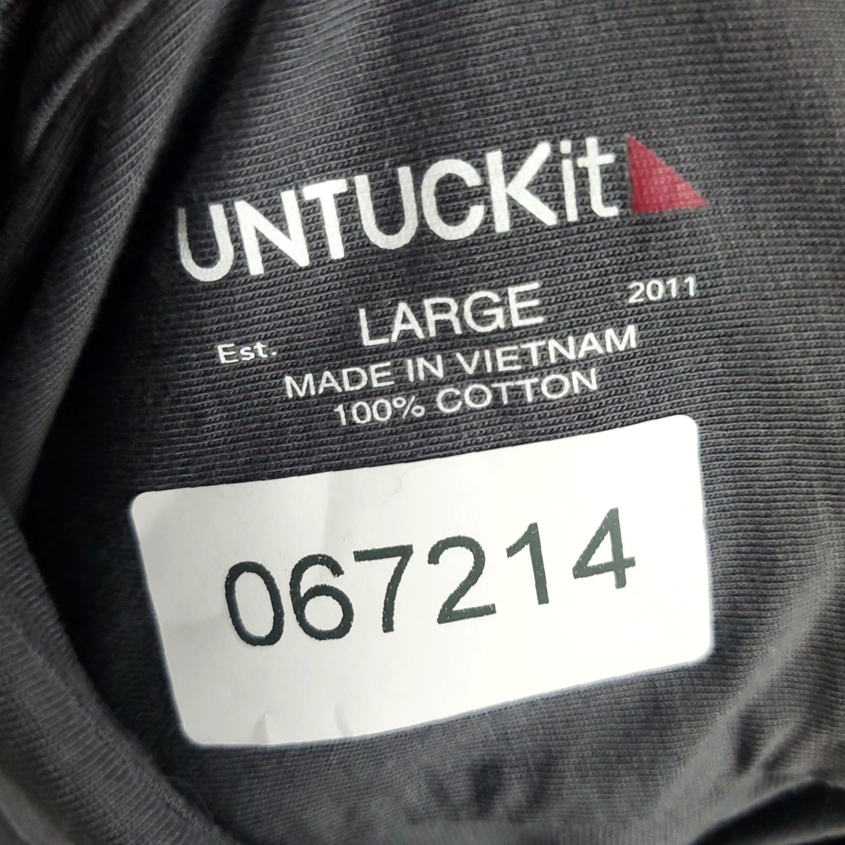 UNTUCKit UNTUCKit Shirt Mens L Gray Button Up Long Sleeve Casual Formal Workwear Size US L / EU 52-54 / 3 - 8 Thumbnail