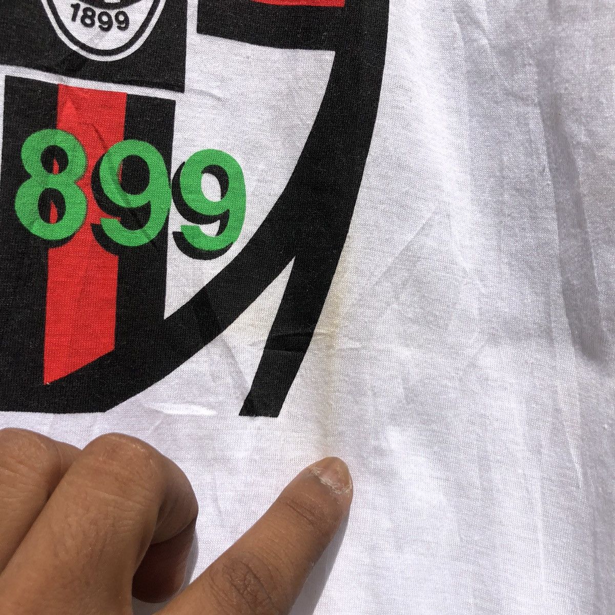 Vintage Vintage 90s MILAN 1899 Tshirt Size US L / EU 52-54 / 3 - 6 Thumbnail
