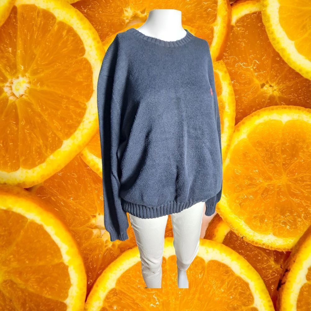 Polo Ralph Lauren Polo Ralph Lauren Men's Cotton Knit Sweater Casual Crew Neck Size US XL / EU 56 / 4 - 7 Thumbnail