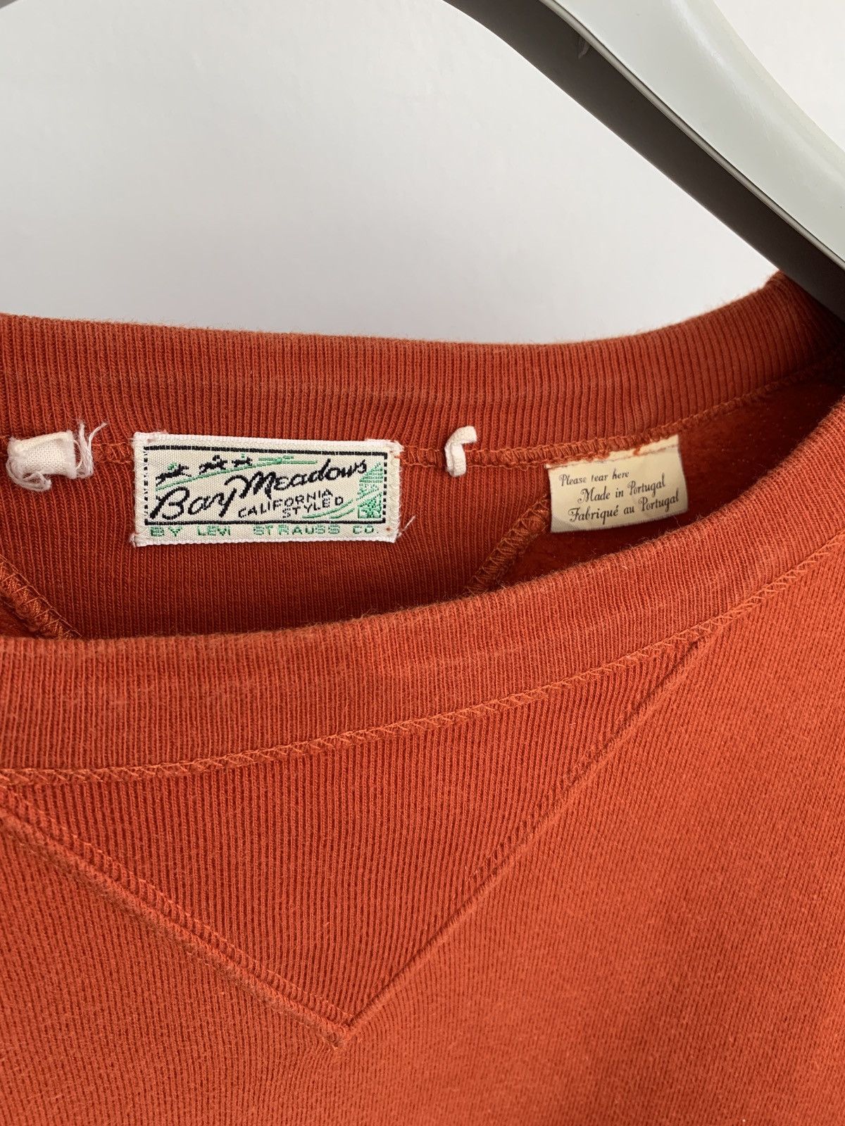 Vintage LVC Levi's Bay Meadows Sweatshirt Size US M / EU 48-50 / 2 - 5 Thumbnail