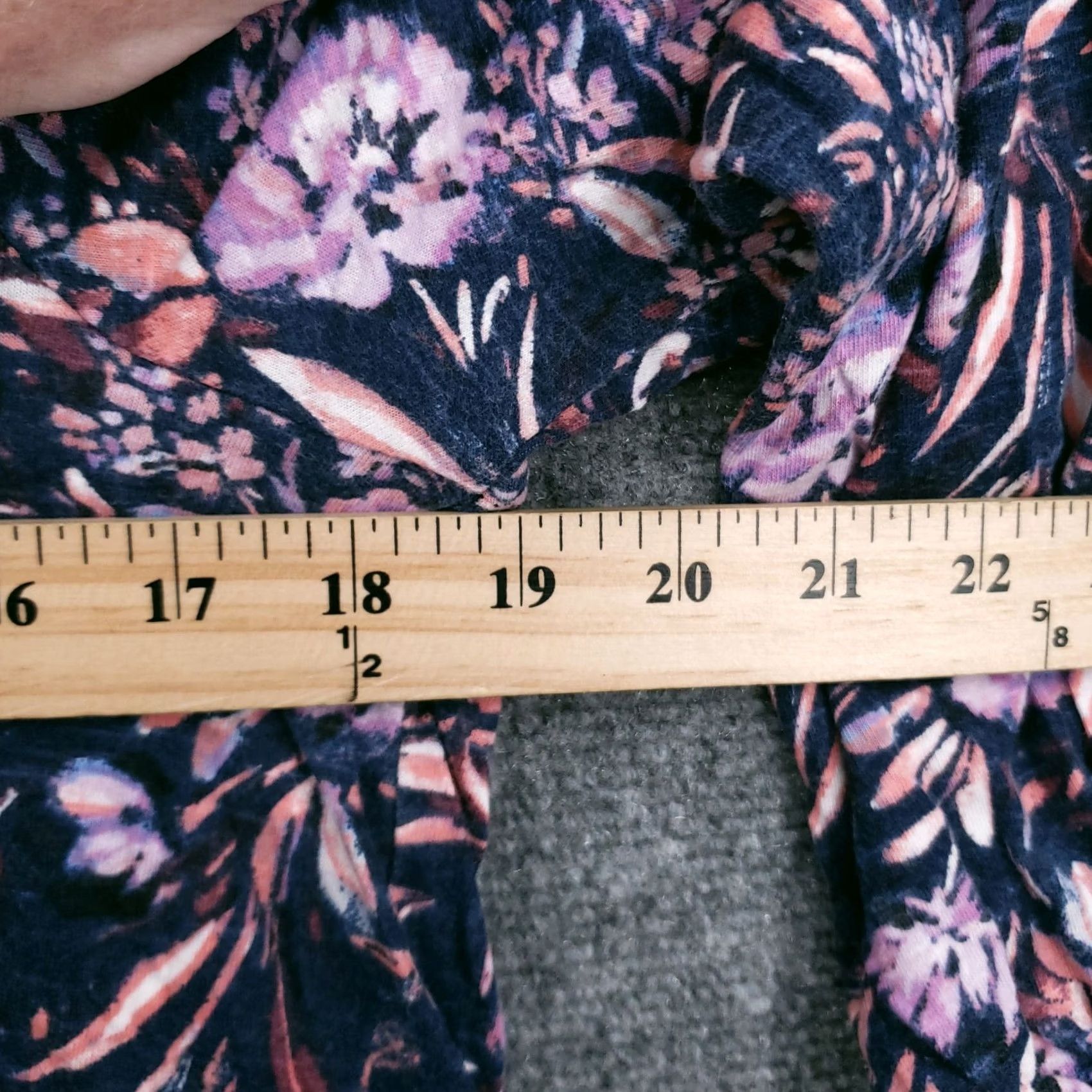 Vintage Vintage America Blouse Womens Medium Purple Floral Swing Long Sleeves Casual Size M / US 6-8 / IT 42-44 - 5 Thumbnail