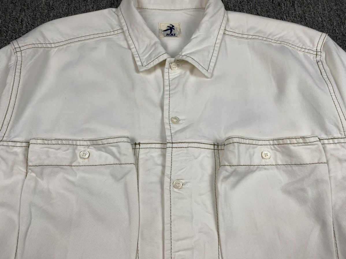 Hai Sporting Gear × Issey Miyake Double Pocket Overshirt Size US XL / EU 56 / 4 - 7 Thumbnail