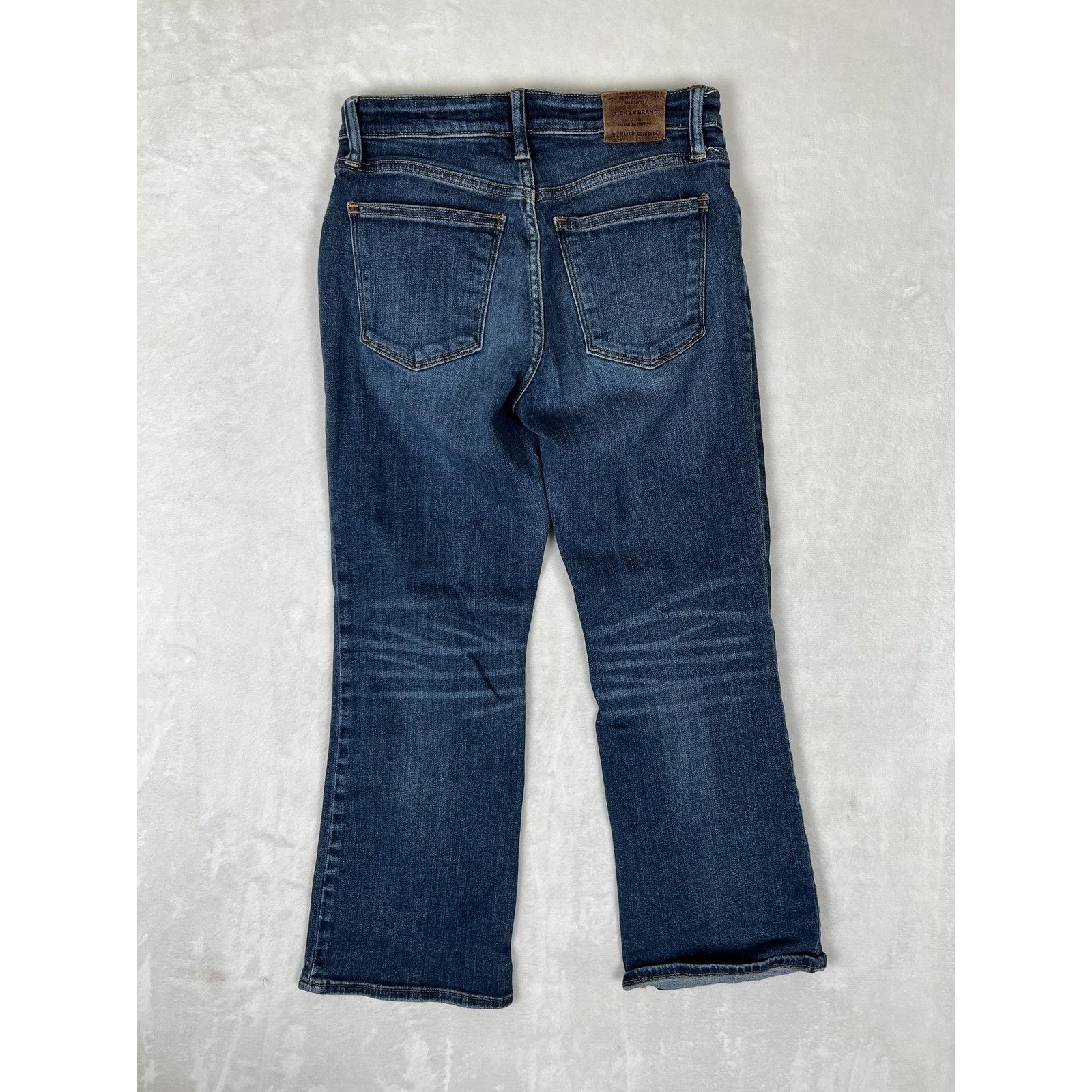 Lucky Brand Lucky Brand Jeans Womens 6/28 Ava Crop Mini Boot Cropped Boo Size 28" / US 6 / IT 42 - 7 Thumbnail