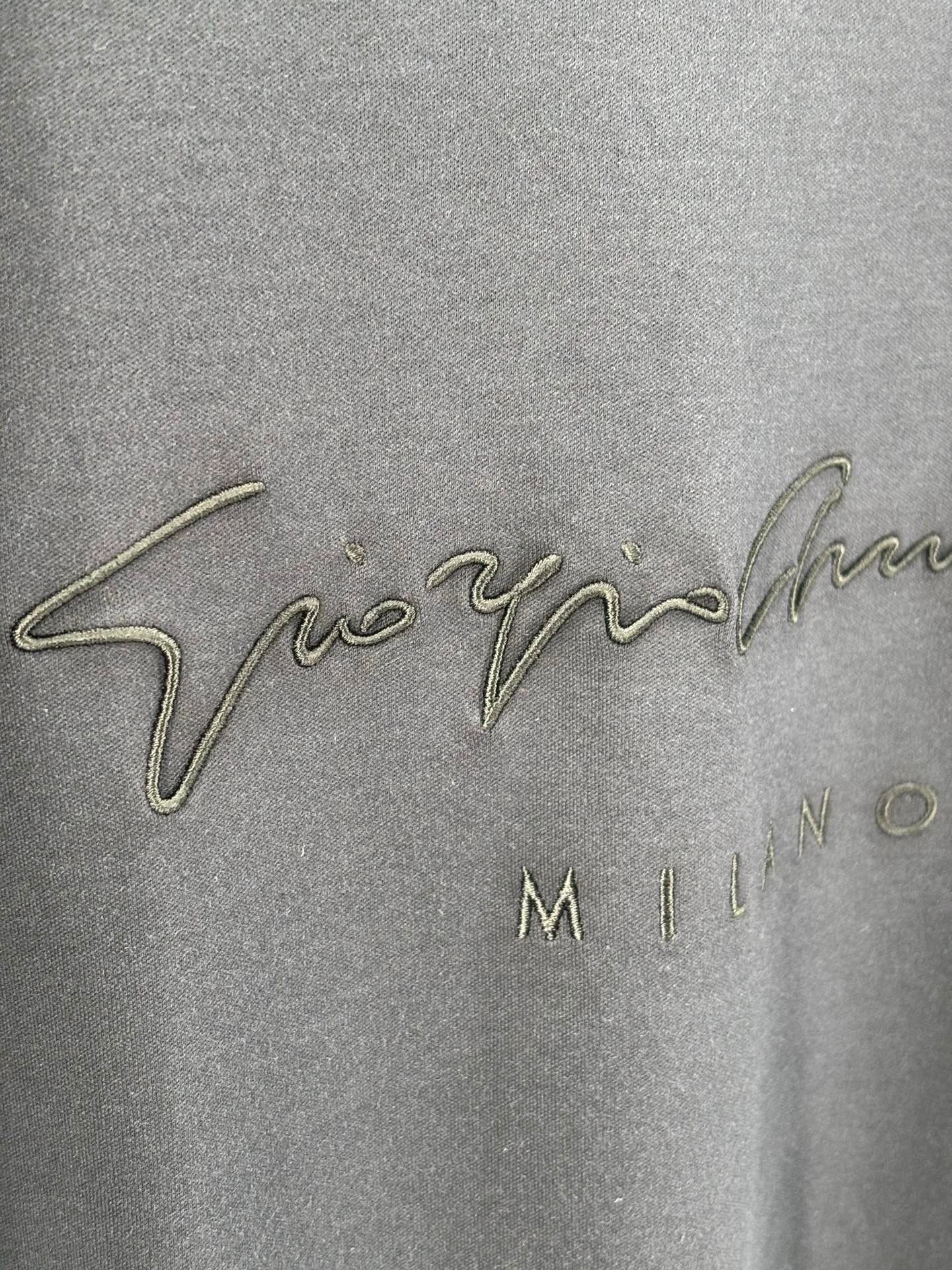 Emporio Armani giorgio armani men's blue t-shirt, cotton Size US M / EU 48-50 / 2 - 2 Thumbnail