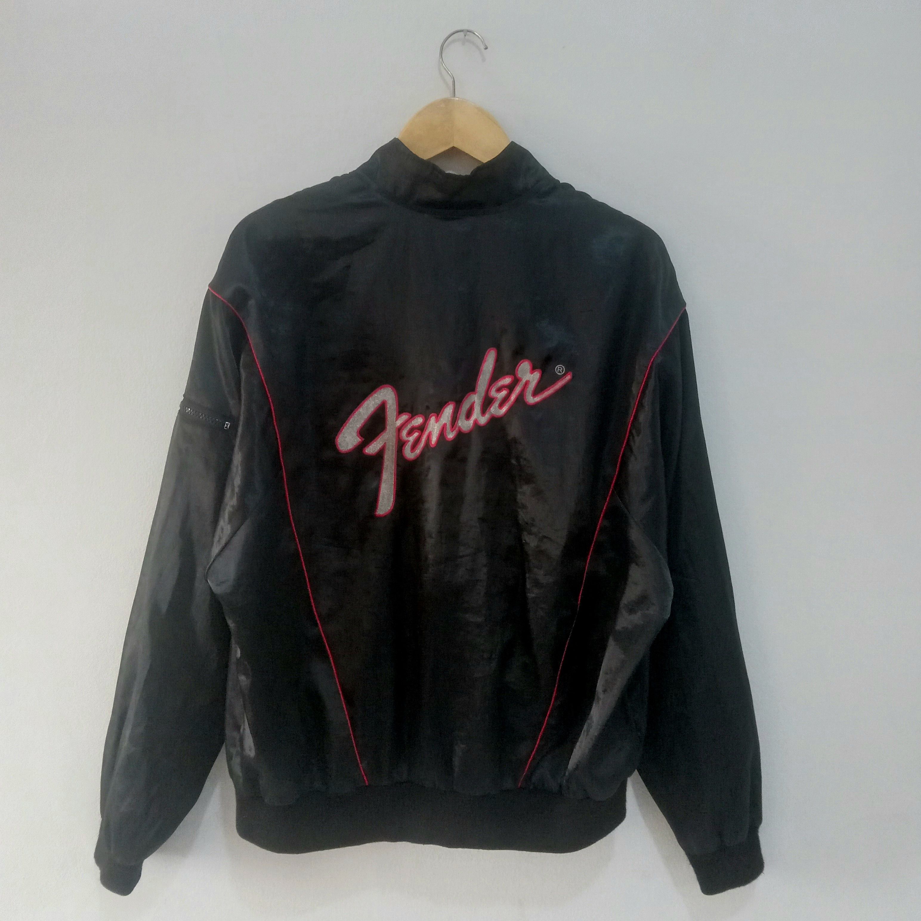 Vintage Vintage 80s Fender bomber jacket Size US XL / EU 56 / 4 - 2 Thumbnail