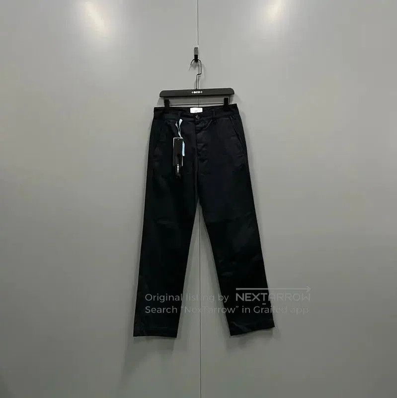 AMI AMI Summer Black Cotton Casual Pants . Size US 26 / EU 42 - 1 Thumbnail