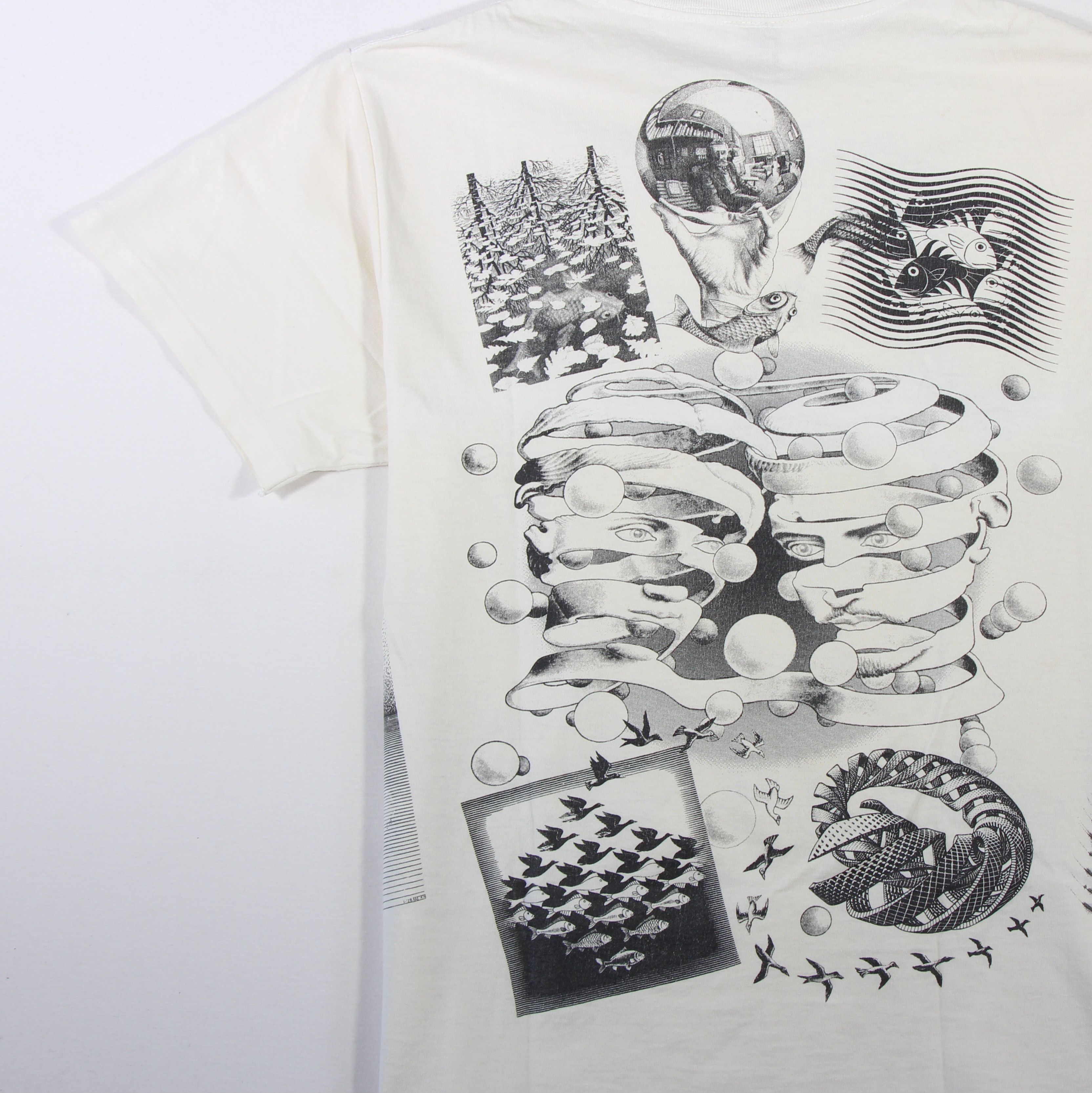 Other Vintage 1992 M.C. Escher All-over print Shirt L Size US L / EU 52-54 / 3 - 4 Thumbnail