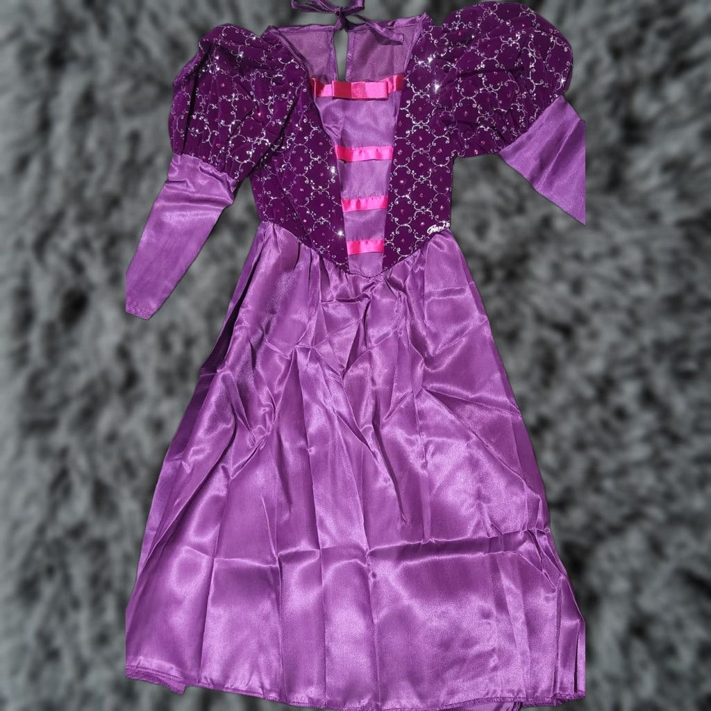Vintage VINTAGE Rubies Girls Barbie Moonlight Magic Princess Purple Dress 8-10 Size ONE SIZE - 1 Thumbnail