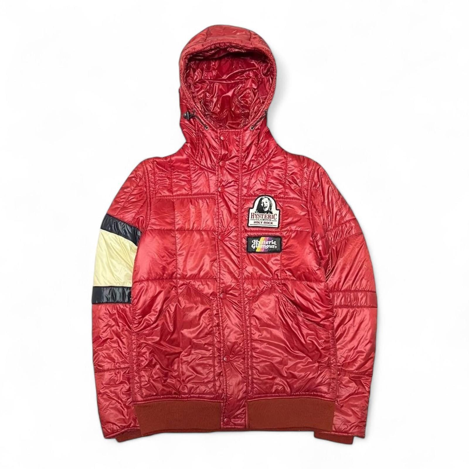 Hysteric Glamour Hysteric Glamour - Red Quilted Hooded Puffer Jacket Size US M / EU 48-50 / 2 - 3 Thumbnail