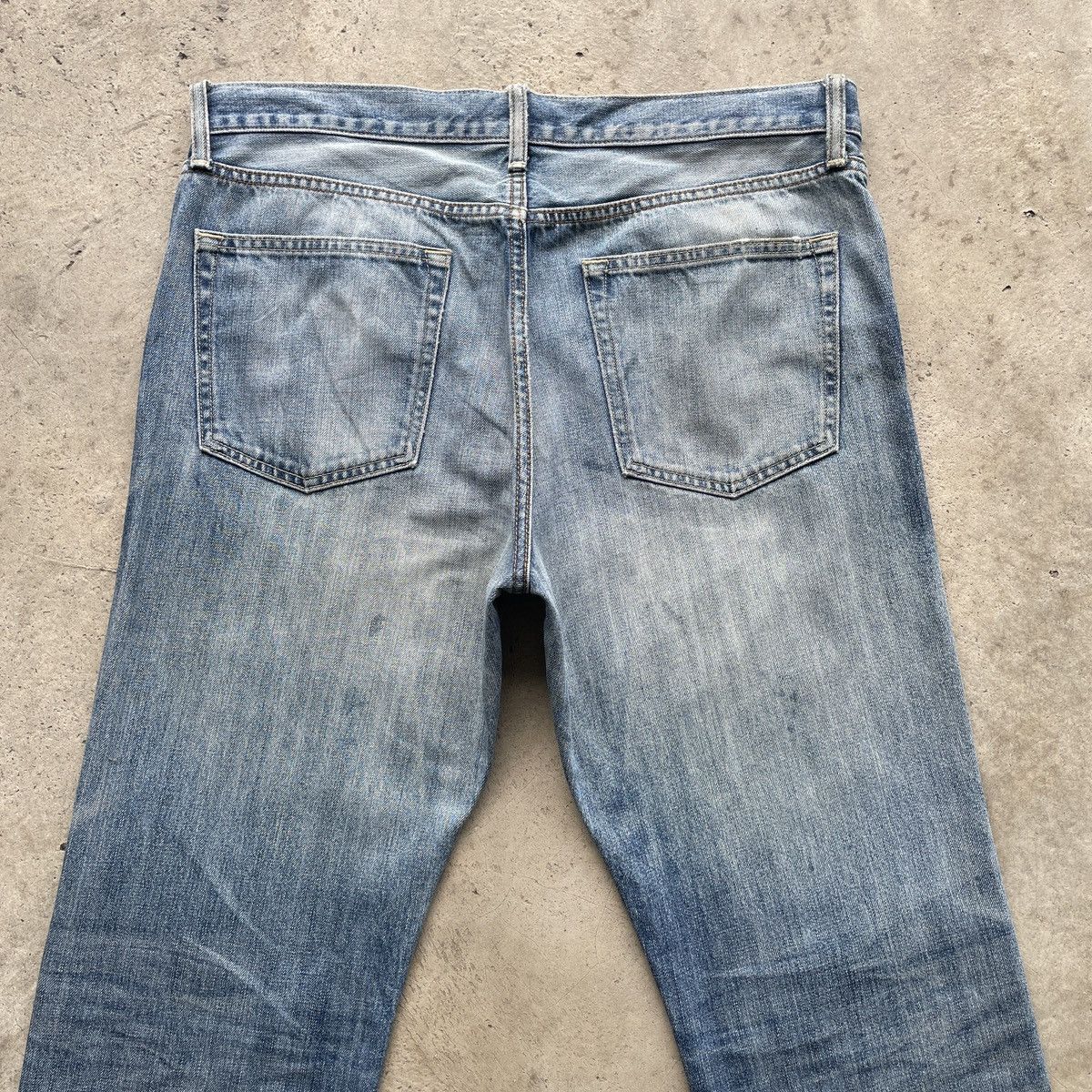 Japanese Brand W36💥 Vintage Japanese Brand UJ Faded Denim Jeans Pants Size US 36 / EU 52 - 8 Thumbnail