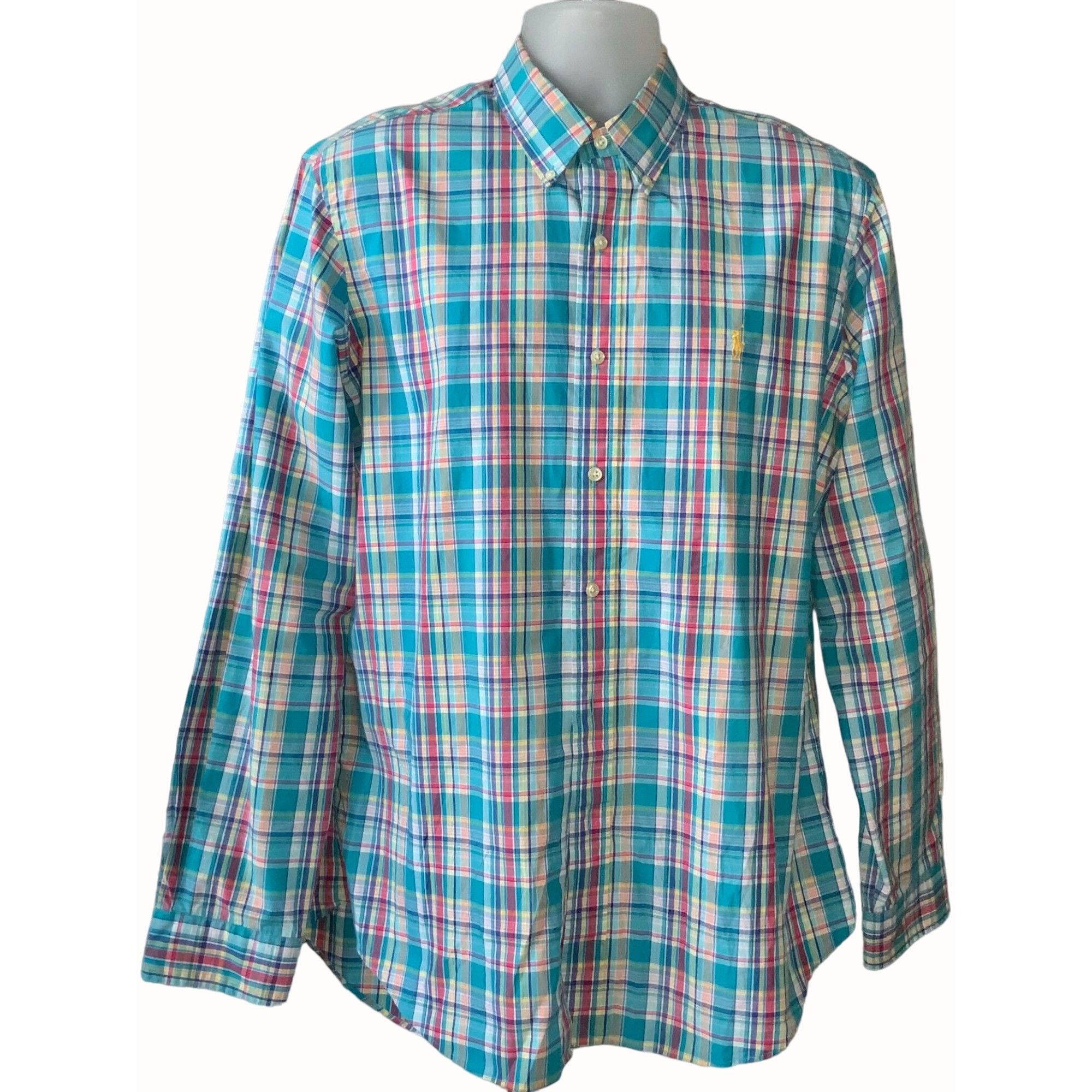 Ralph Lauren Ralph Lauren Button Down Long Sleeve Multicolor Shirt L Size US L / EU 52-54 / 3 - 1 Thumbnail