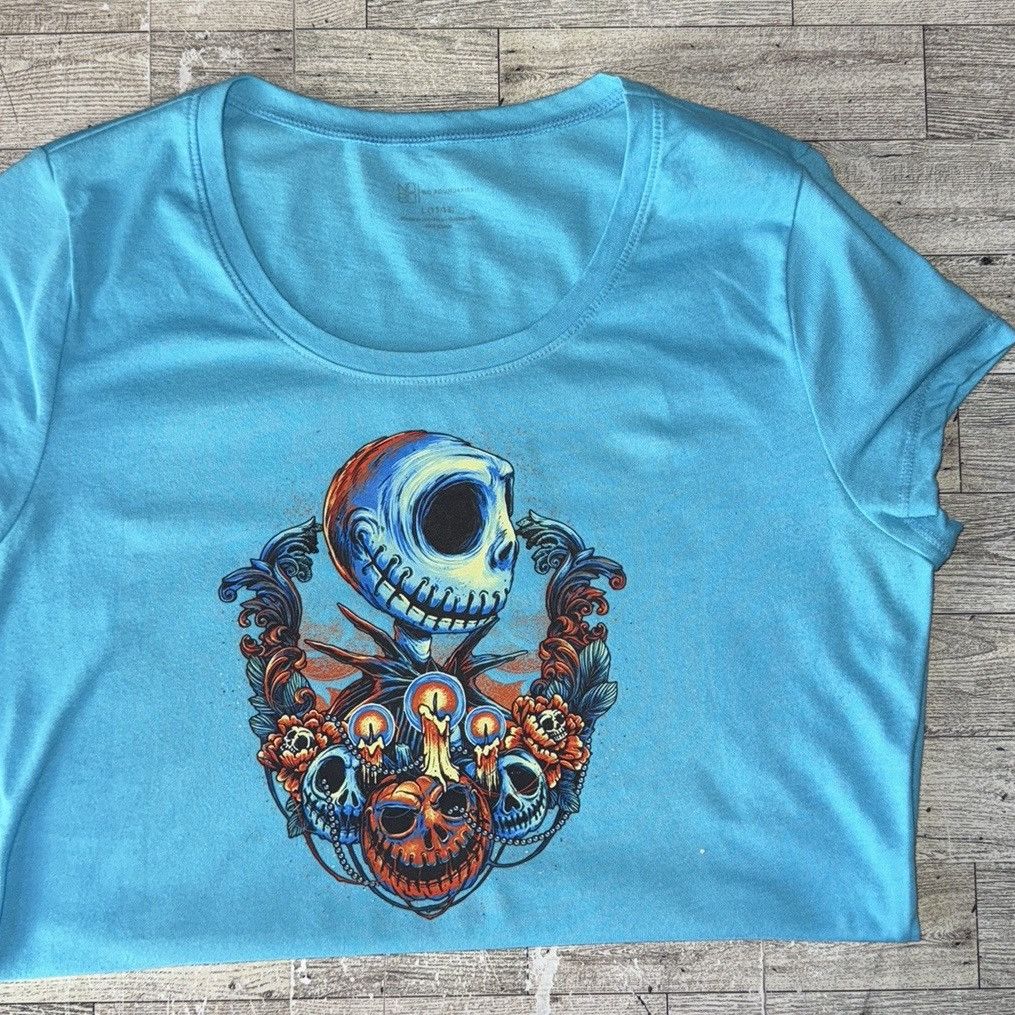 Vintage Nightmare Before Christmas, Custom, Retro Fitted Tee Size L / US 10 / IT 46 - 6 Thumbnail