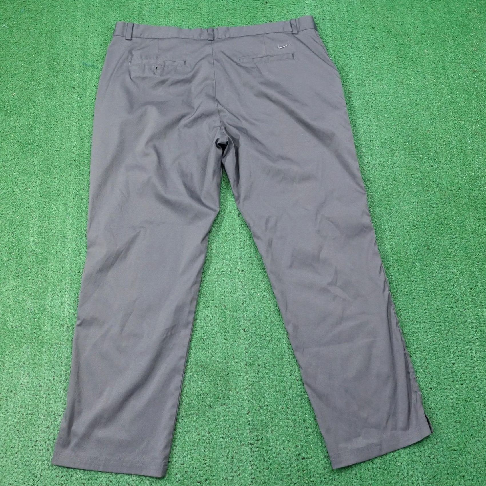 Nike Nike Golf Tour Performance Pants Mens 40x30 Gray Chino Dri-Fit Stretch Size US 40 / EU 56 - 4 Thumbnail