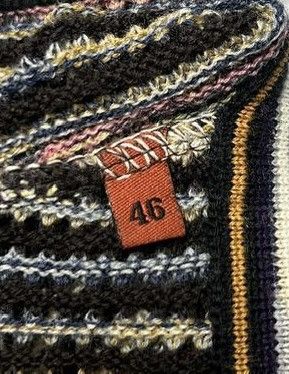 Missoni × Vintage Missoni V-Neck Striped Wool Sweater size 46 Size L / US 10 / IT 46 - 6 Thumbnail