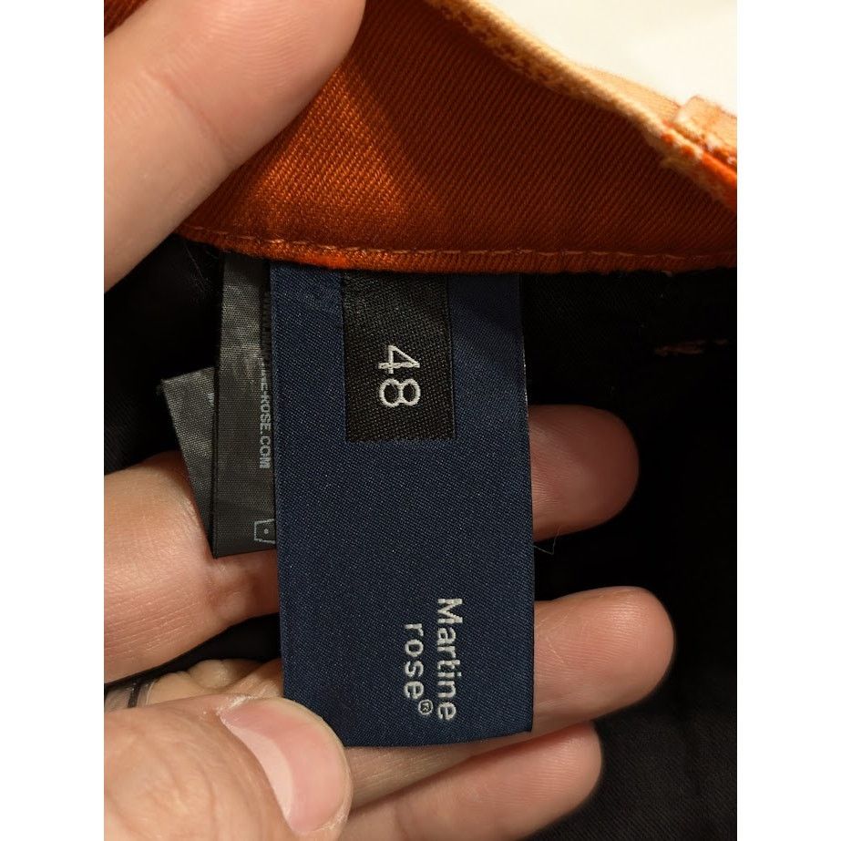 Martine Rose o1rshd1 Printed Cotton Twill Cargo Trousers in Orange Size US 32 / EU 48 - 22 Thumbnail