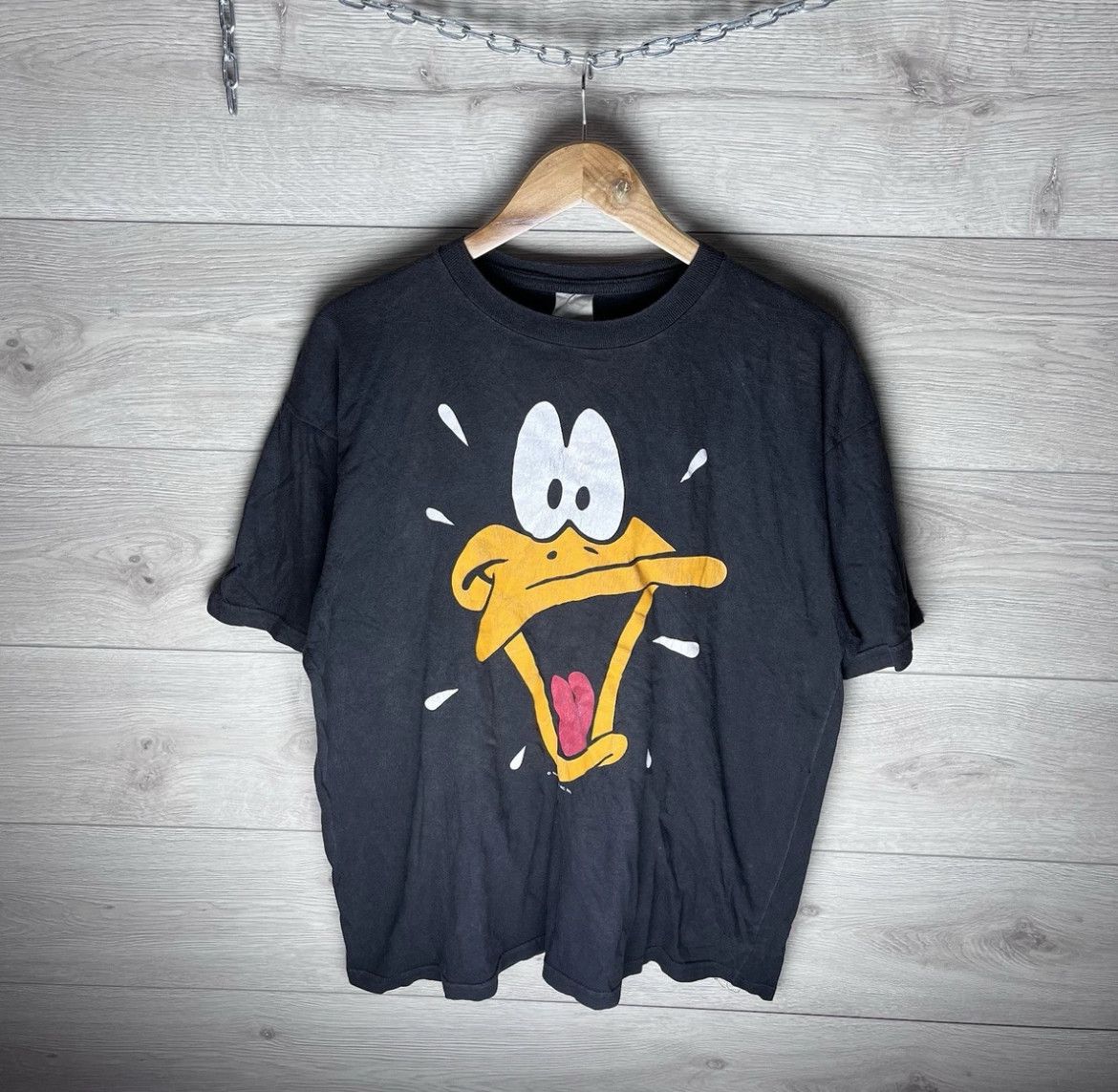 Other Vintage 1989 Daffy Duck Big Face Looney Tunes Large USA Size US L / EU 52-54 / 3 - 1 Thumbnail