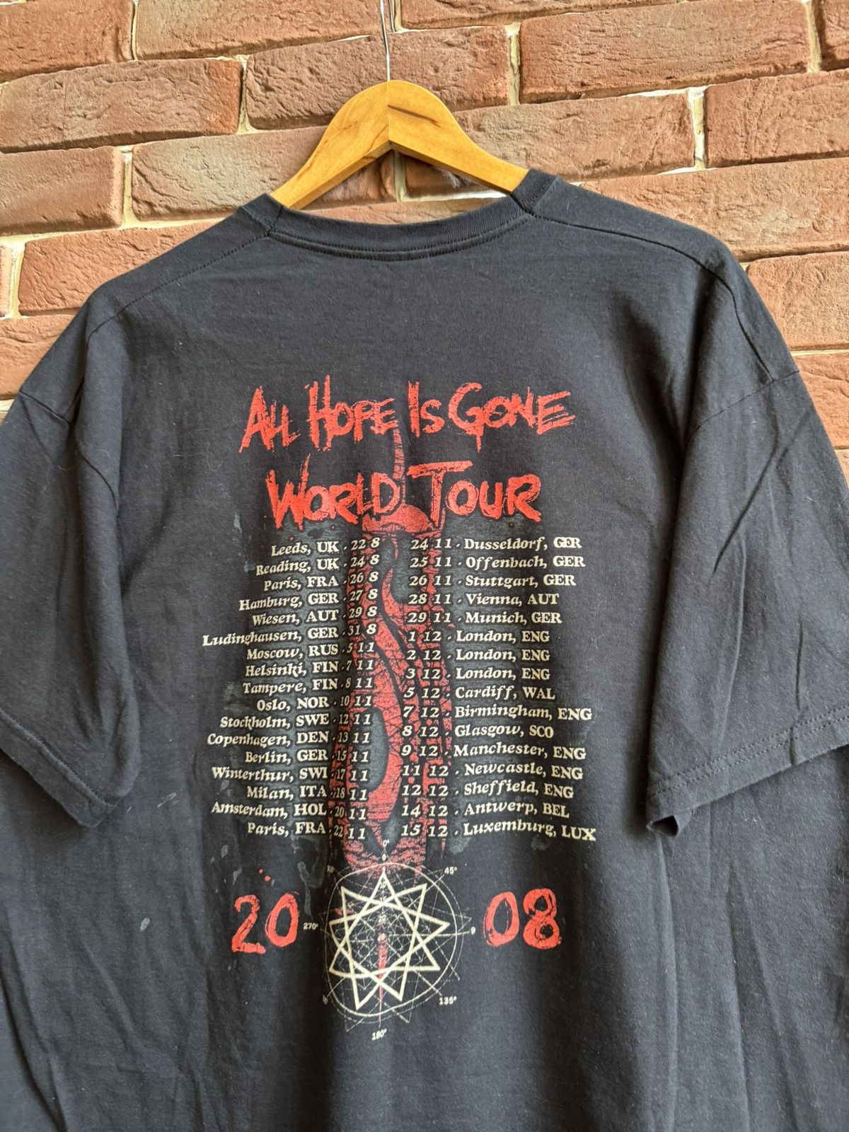 Band Tees Rare Vintage 00s Slipknot All Hope is gone Numetal Band Tee Size US XL / EU 56 / 4 - 8 Thumbnail
