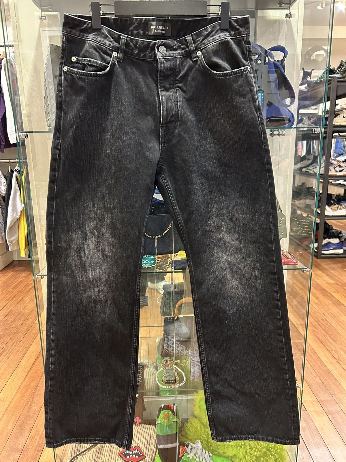 Balenciaga Balenciaga Black Denim Jeans Size US 30 / EU 46 - 1 Thumbnail