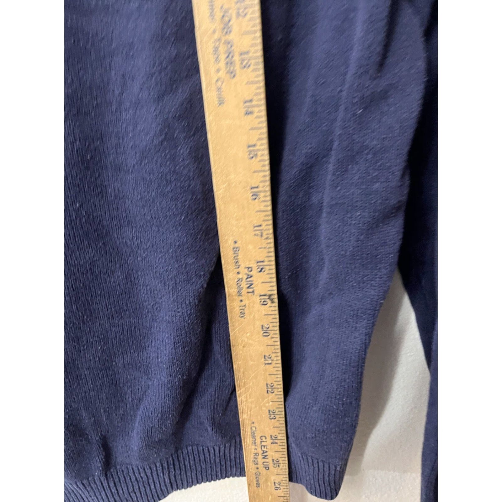 Izod VINTAGE IZOD Pullover Sweater Shirt Navy Blue M Adult Men 90s Classic Golf Logo Knit Size US M / EU 48-50 / 2 - 4 Thumbnail