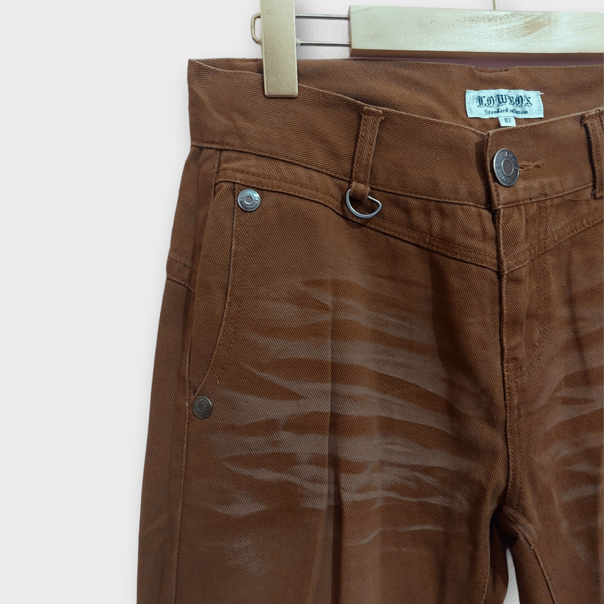 LOWBOX Lowbox Faded Buckle Back Jeans Size US 30 / EU 46 - 10 Thumbnail