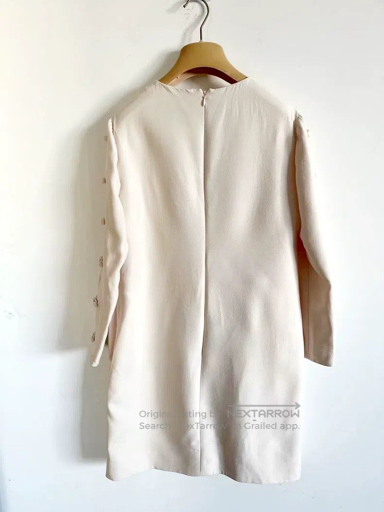 Valentino Valentino Silk wool dress with bow cut-out sleeves Size M / US 6-8 / IT 42-44 - 2 Thumbnail