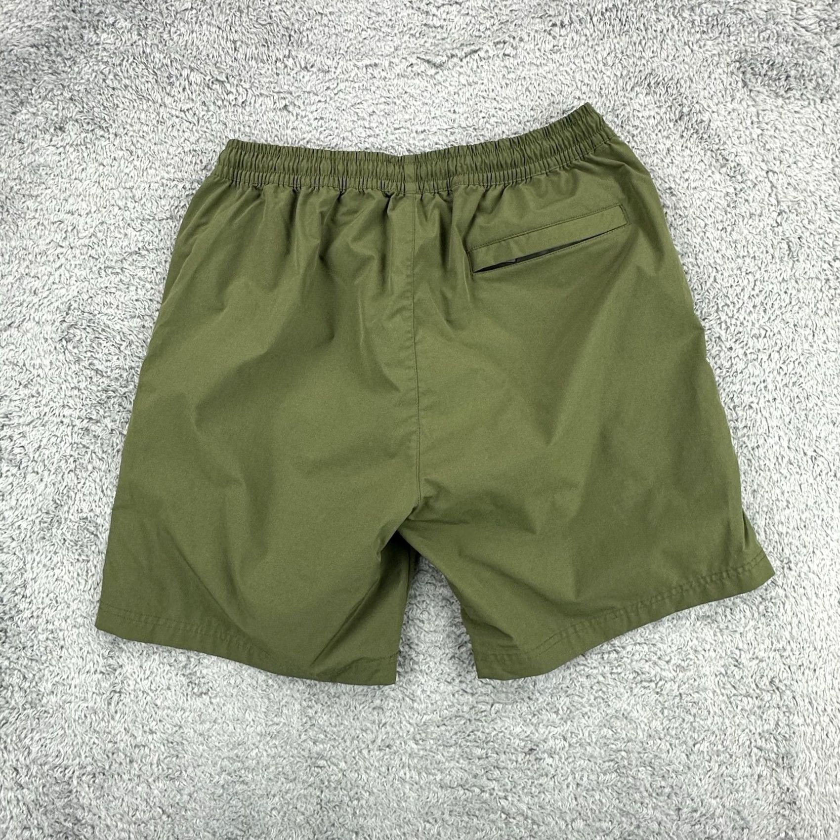 Feature Shorts Men 1XL Green Drawstring Streetwear Spellout Unlined, Men's (Size 36) — image 5 of 6