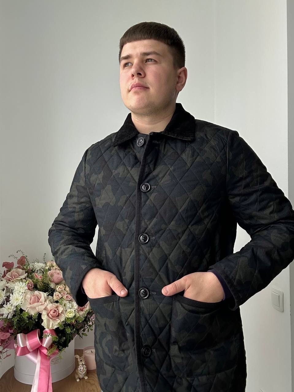 Japanese Brand × Vintage Vintage Japanese Quilted Tate Gentelman Camo Jacket Size US M / EU 48-50 / 2 - 7 Thumbnail