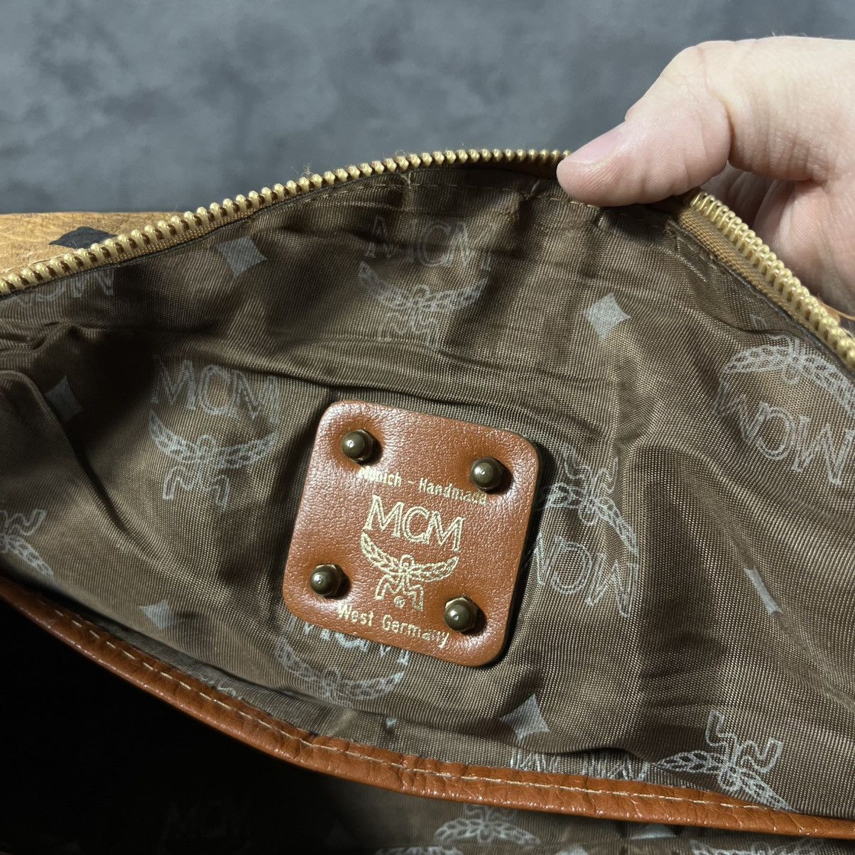 MCM Archive 80s MCM Archive Genuine Leather Keepall Hand Bag Size ONE SIZE - 16 Thumbnail