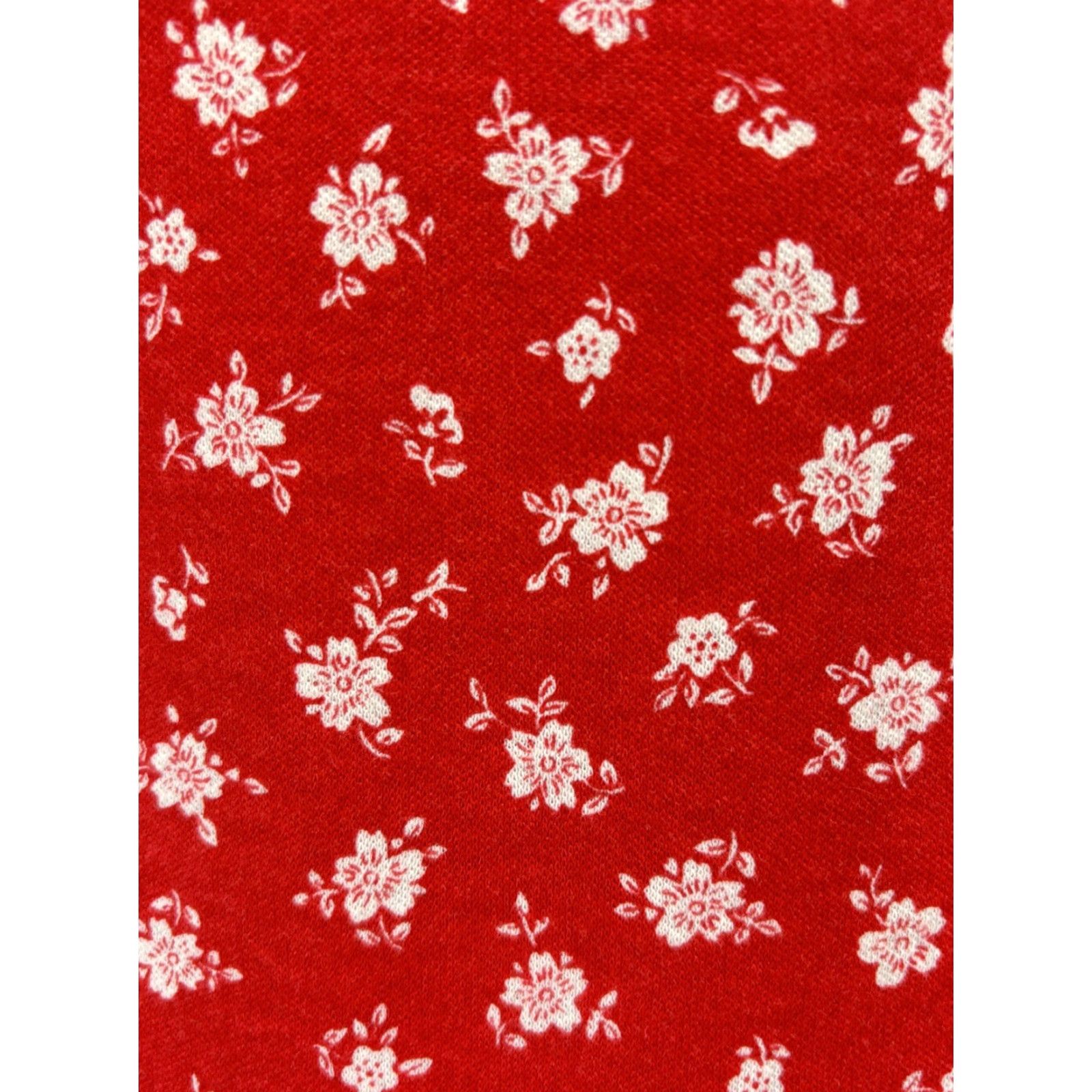 Vintage VINTAGE Fenwick Floral Midi Dress Womens Medium Red Cottagecore 1990s Prairie Casual Size M / US 6-8 / IT 42-44 - 6 Thumbnail