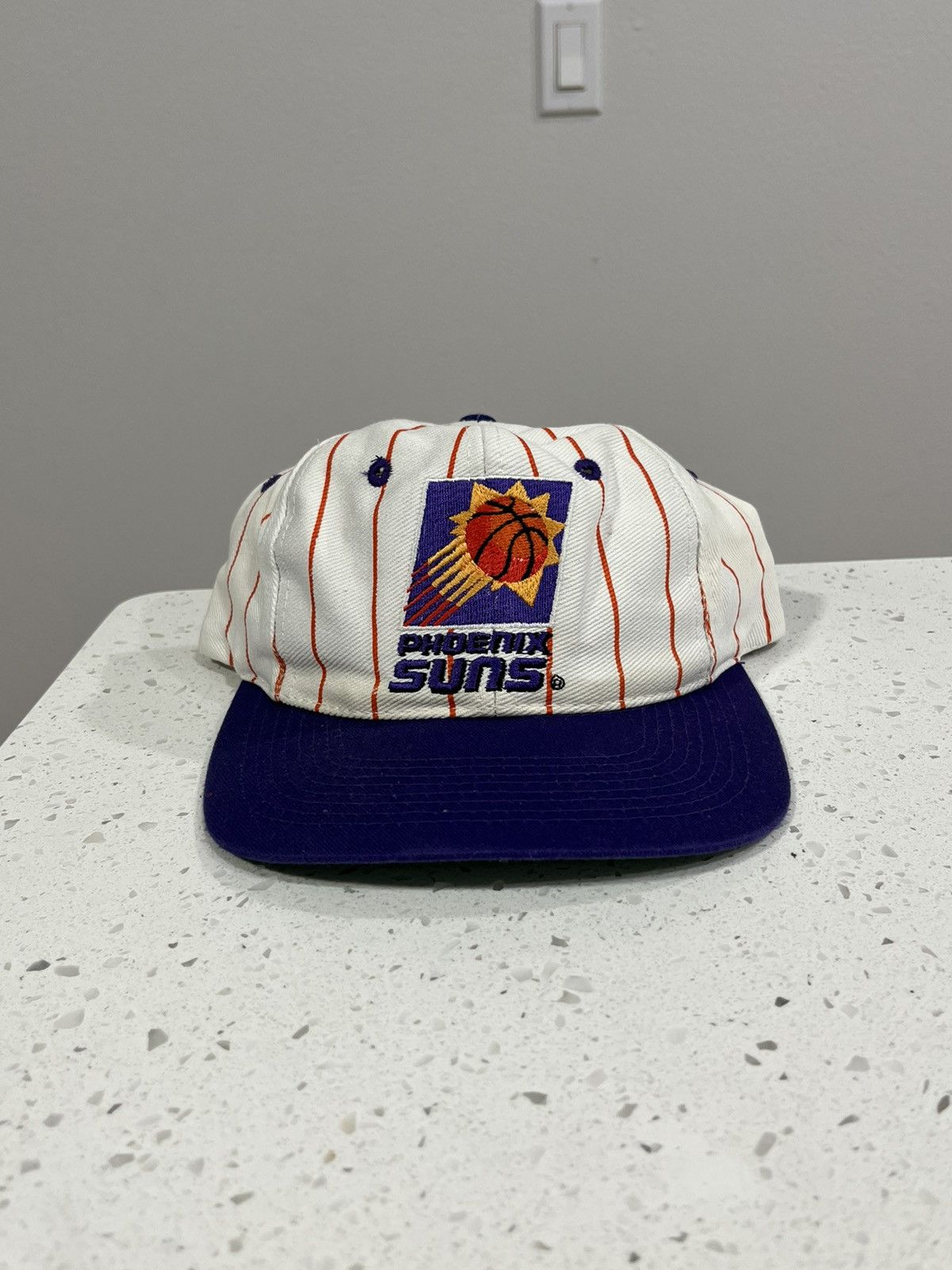 Vintage Vintage 90s Phoenix Suns Pinstripe Hat Snapback Logo 7 | Grailed