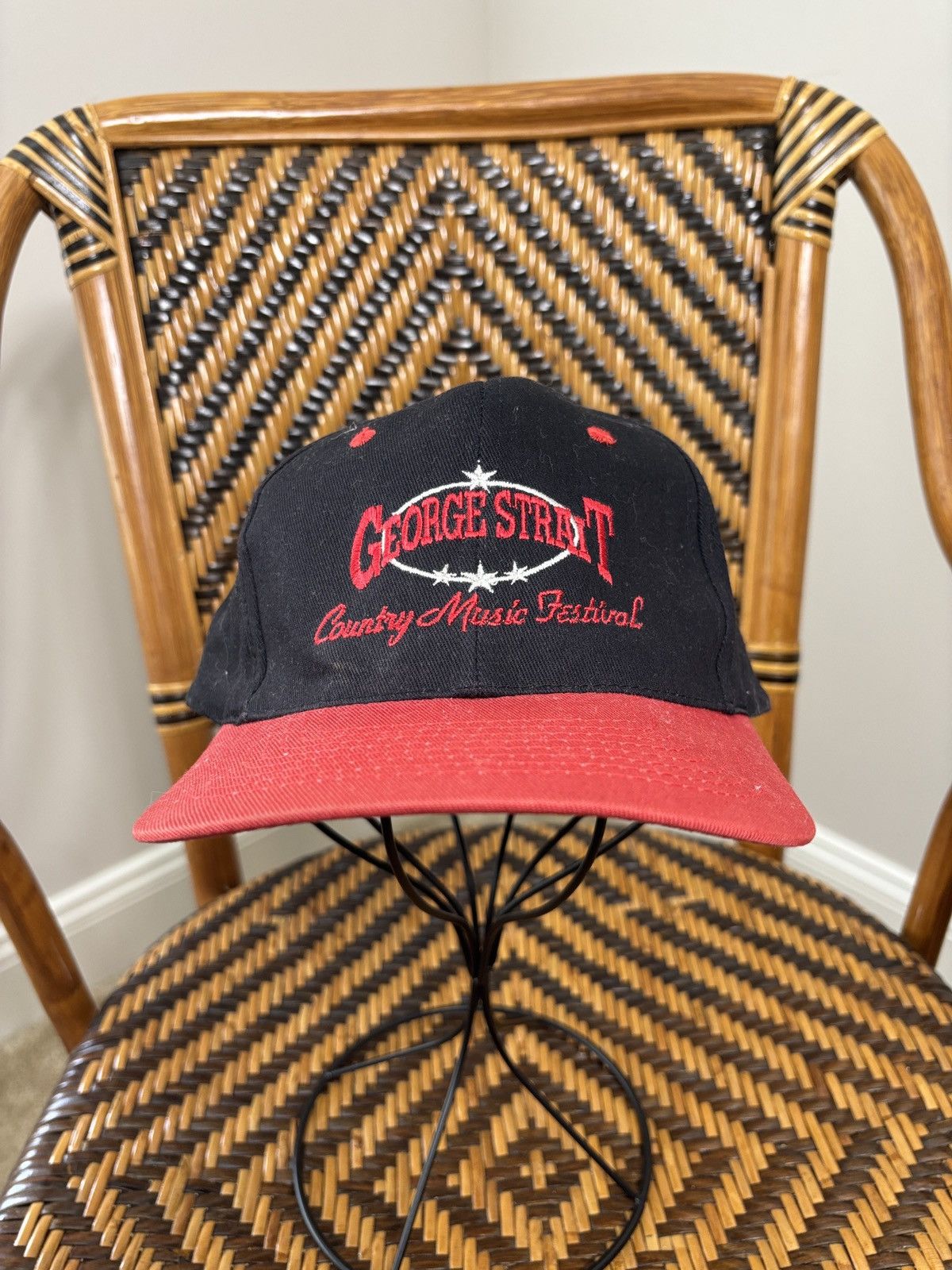Vintage Vintage George Strait Country Music Festival Snapback Hat Size ONE SIZE - 1 Thumbnail