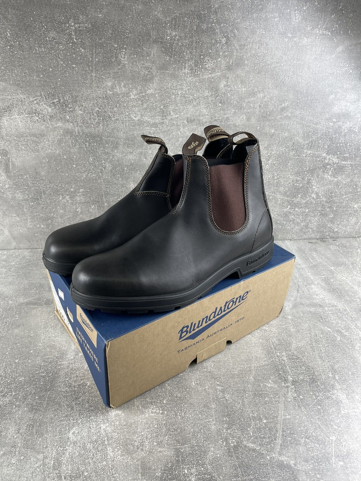 Blundstone Blundstone NWB Model 500 Chelsea Boots Black Leather Size US 12 / EU 45 - 2 Thumbnail