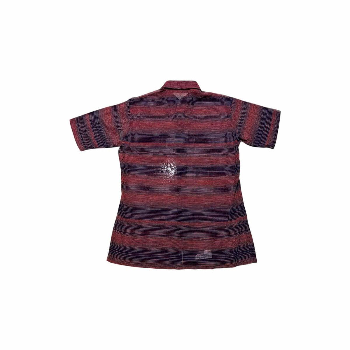 Japanese Brand 🔥Vintage Japanese Jean Phillipe Striped See Through Shirt Size US M / EU 48-50 / 2 - 8 Thumbnail